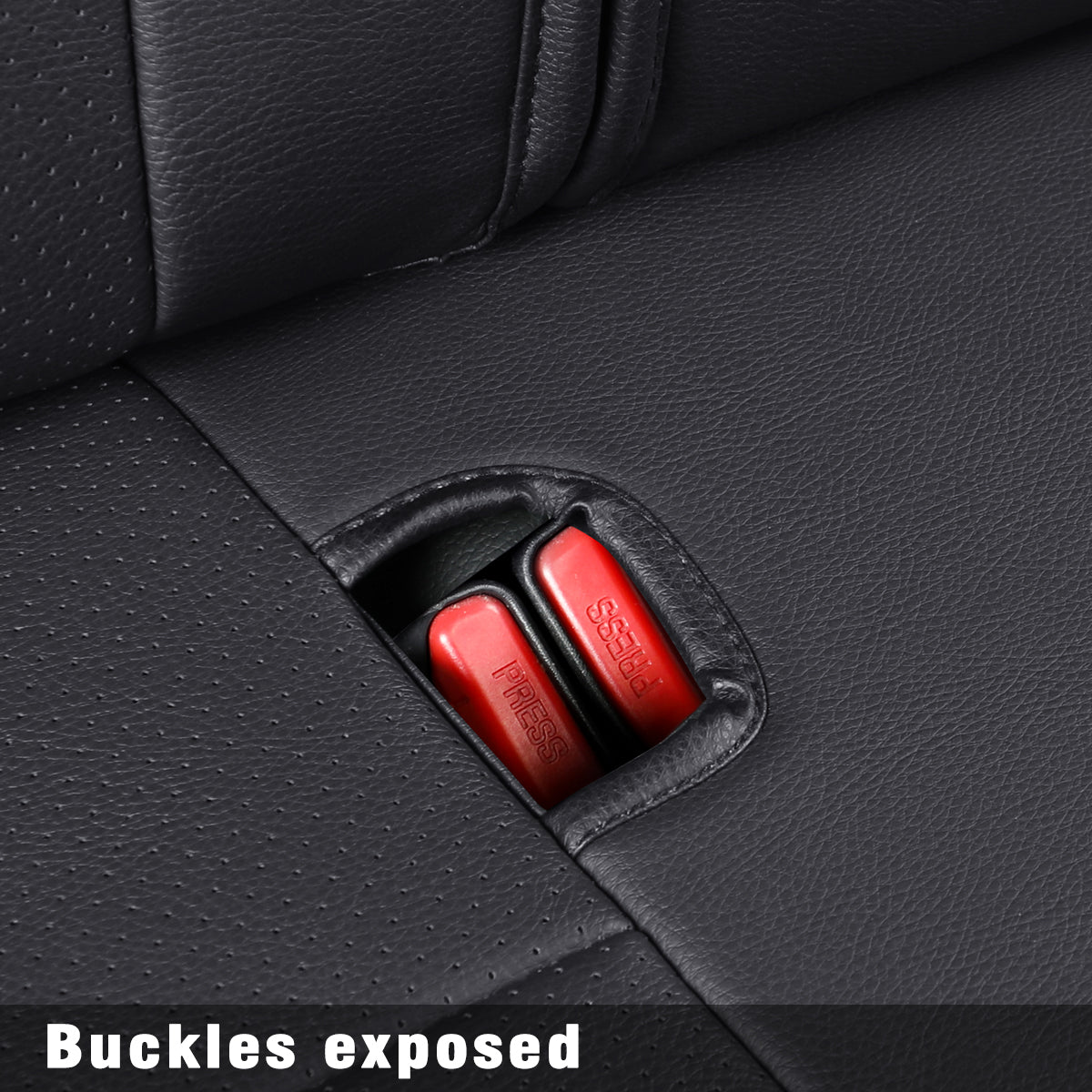LUCKYMAN CLUB Nissan Kicks Seat Covers Custom,Fit 2018-2024 Kicks Seat Covers SV,SR,S,Front Set,Full Set, Waterproof artificial leather seat cover