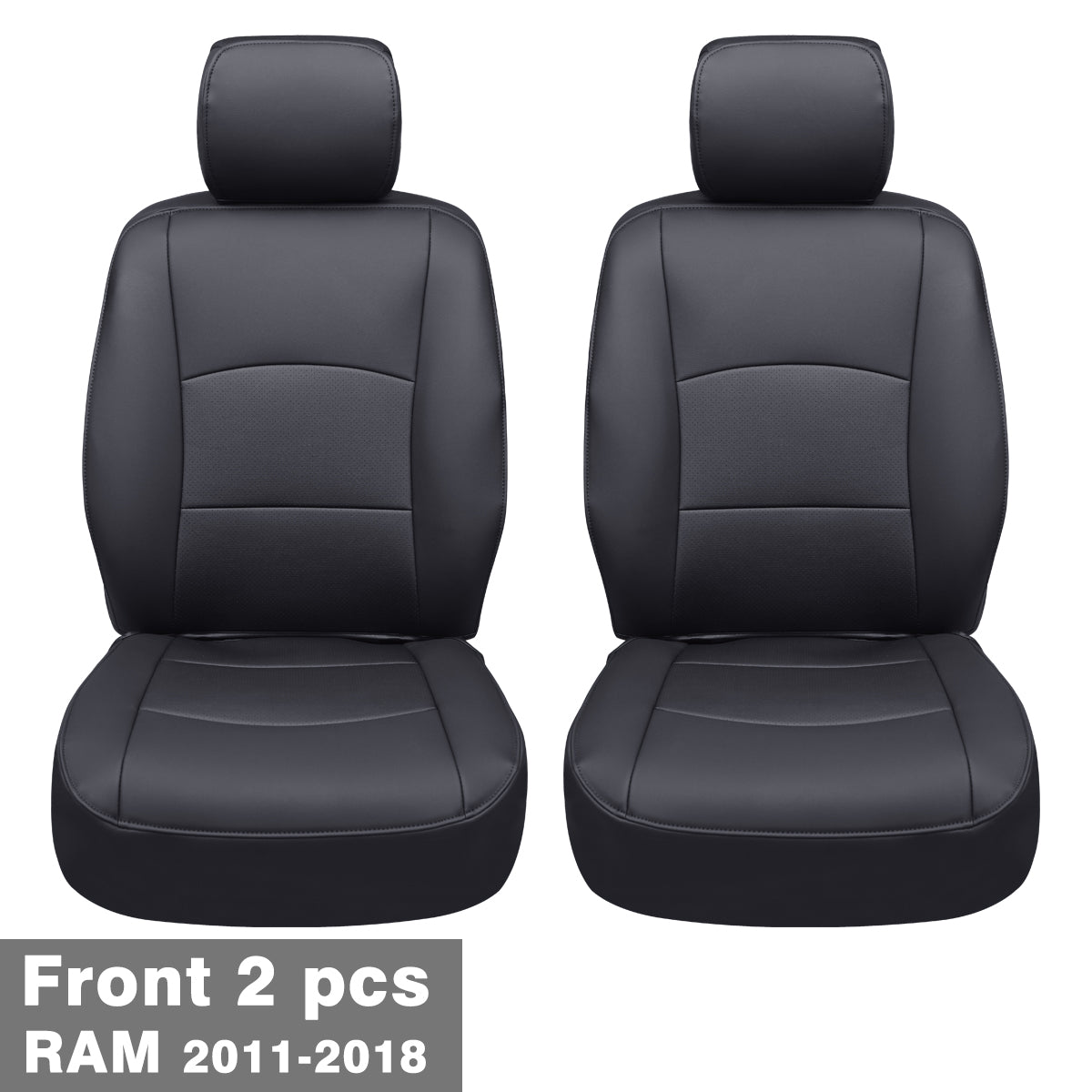 LUCKYMAN CLUB Ram 1500 2011-2019 2020 2021 2022 2023 2024 Crew Cab Waterproof Seat Covers FullSet, Custom Fit Ram Bighorn Laramie Limited Rebel Longhorn Pickup with 4/6 Split Rear Seat