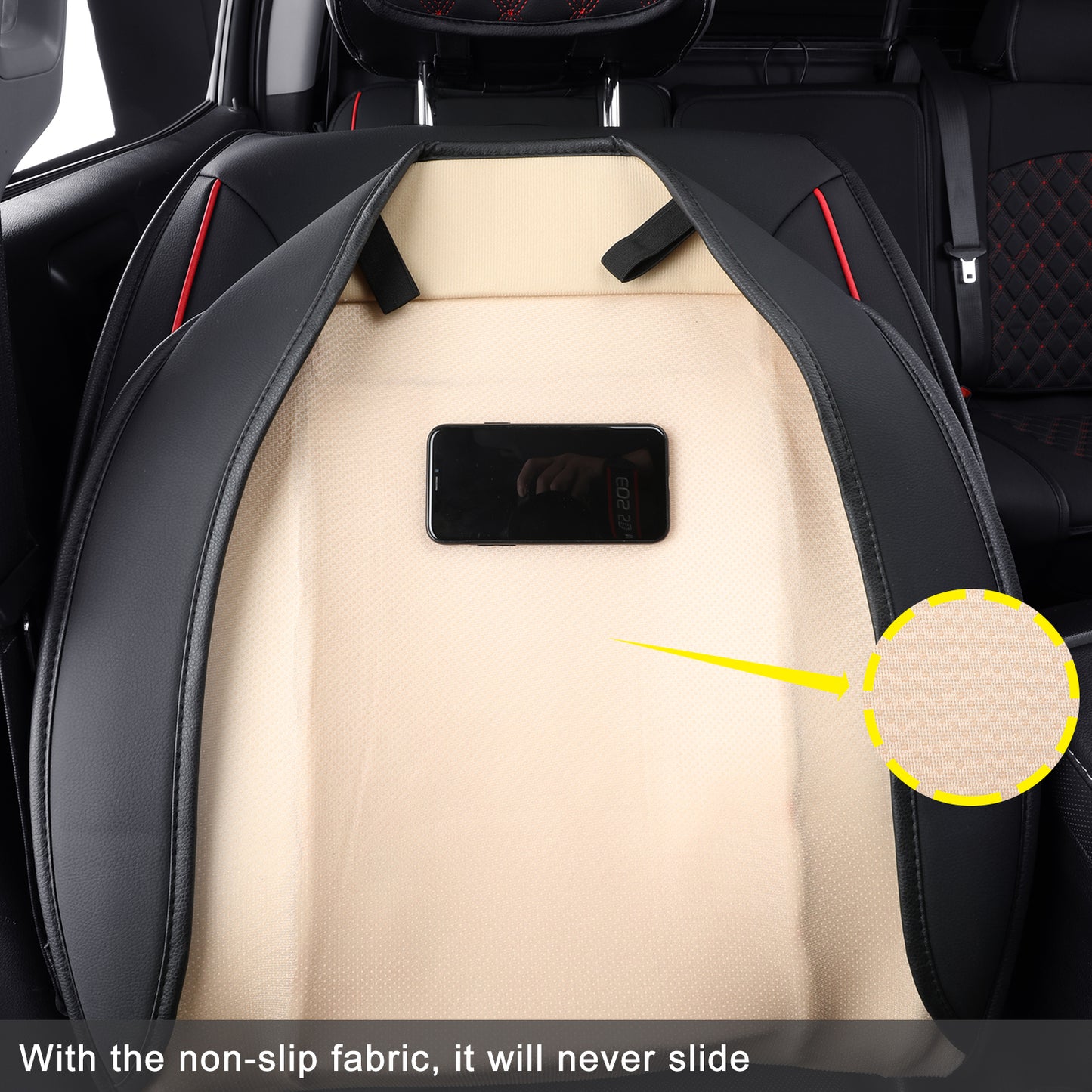 LUCKYMAN CLUB Chevy Silverado GMC Sierra Truck Seat Covers Trail Boss Z71 Pickup 2007-2024 1500 2500HD 3500HD Crew Double Extended Cab Waterproof Leather