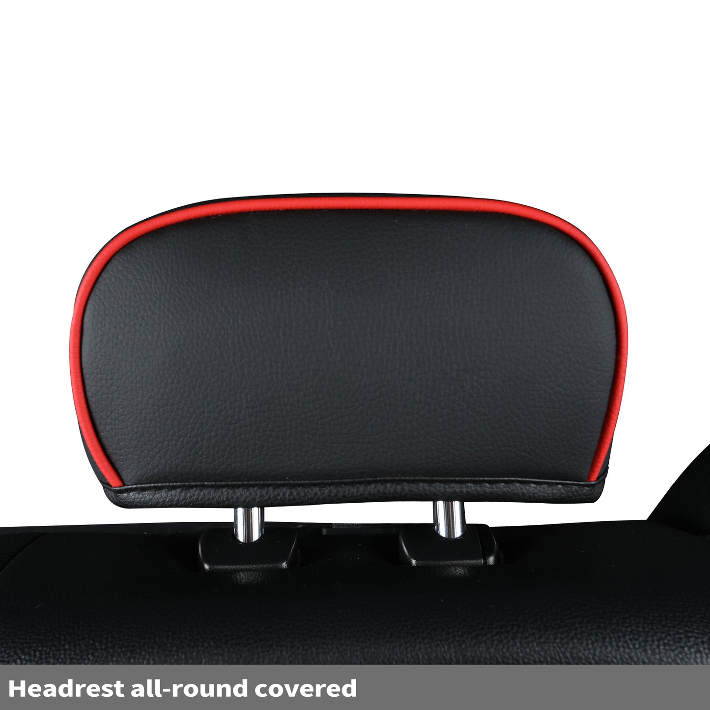 LUCKYMAN CLUB For F150 Faux Leather Seat Covers, For F150 2009-2024 Super Crew Super Cab Regular Cab 2017-2023 For F250 F350 F450 Super Duty Crew Cab