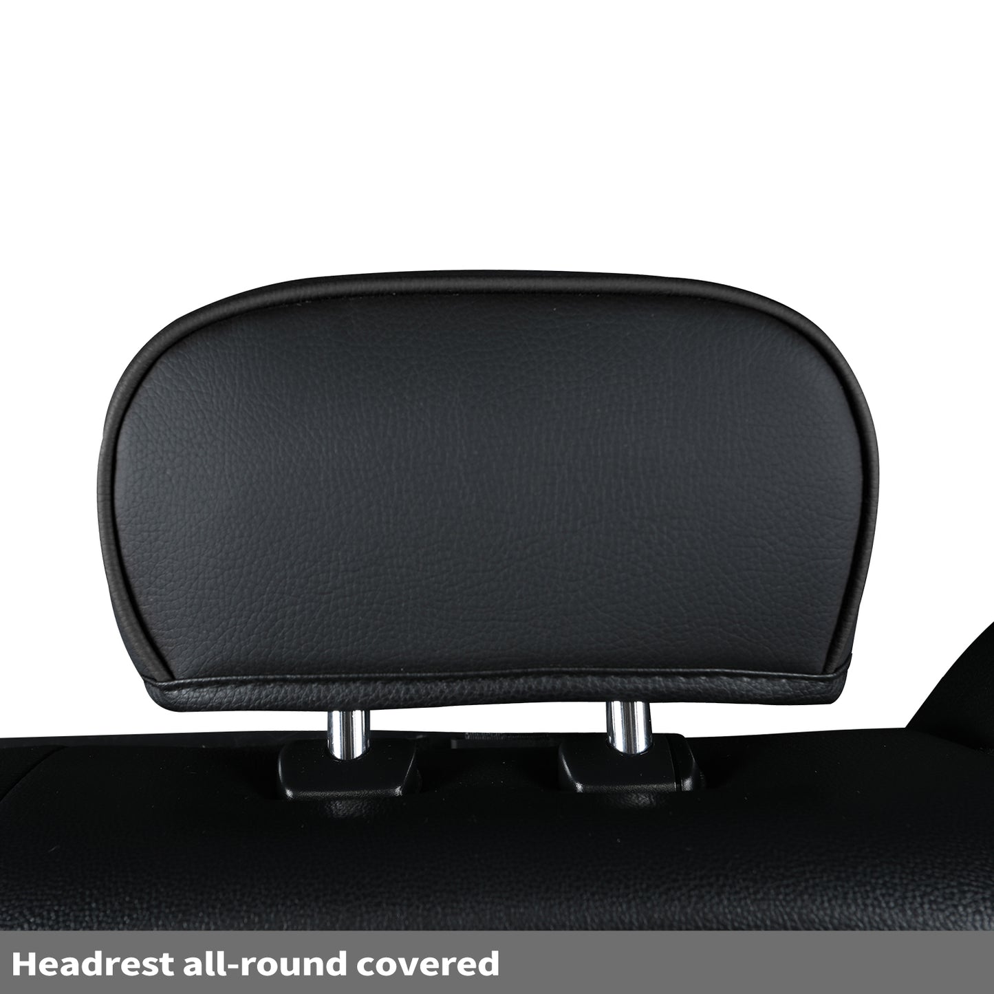 LUCKYMAN CLUB For F150 Faux Leather Seat Covers, For F150 2009-2024 Super Crew Super Cab Regular Cab 2017-2023 For F250 F350 F450 Super Duty Crew Cab