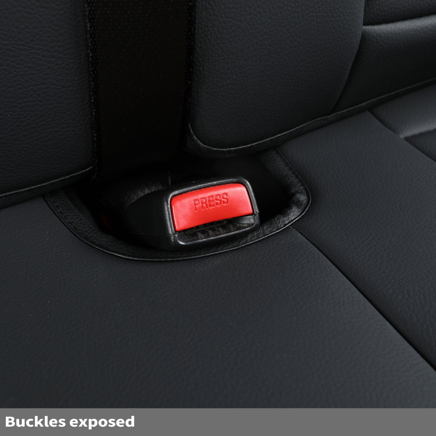 LUCKYMAN CLUB For F150 Faux Leather Seat Covers, For F150 2009-2024 Super Crew Super Cab Regular Cab 2017-2023 For F250 F350 F450 Super Duty Crew Cab