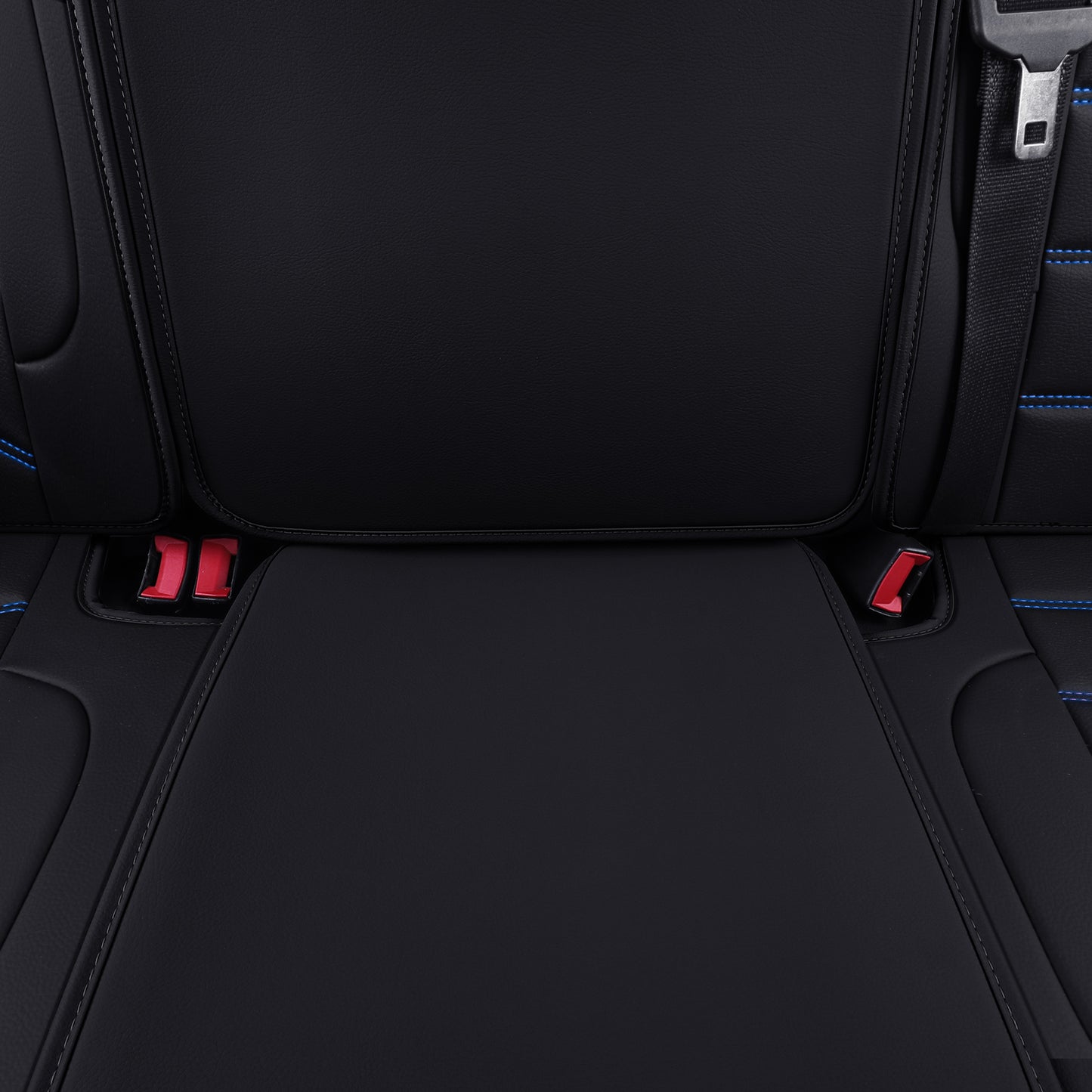 LUCKYMAN CLUB Silverado Seat Covers Fit for 2007-2024 Chevy Silverado Sierra 1500/2500 HD / 3500 HD Crew,Double,Extended Cab with Water Proof Faux Leather