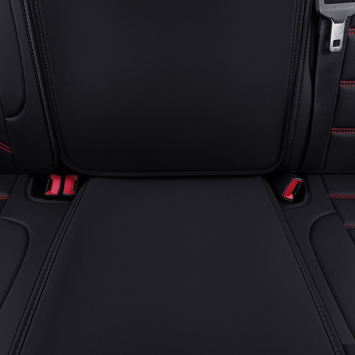 LUCKYMAN CLUB Silverado Seat Covers Fit for 2007-2024 Chevy Silverado Sierra 1500/2500 HD / 3500 HD Crew,Double,Extended Cab with Water Proof Faux Leather