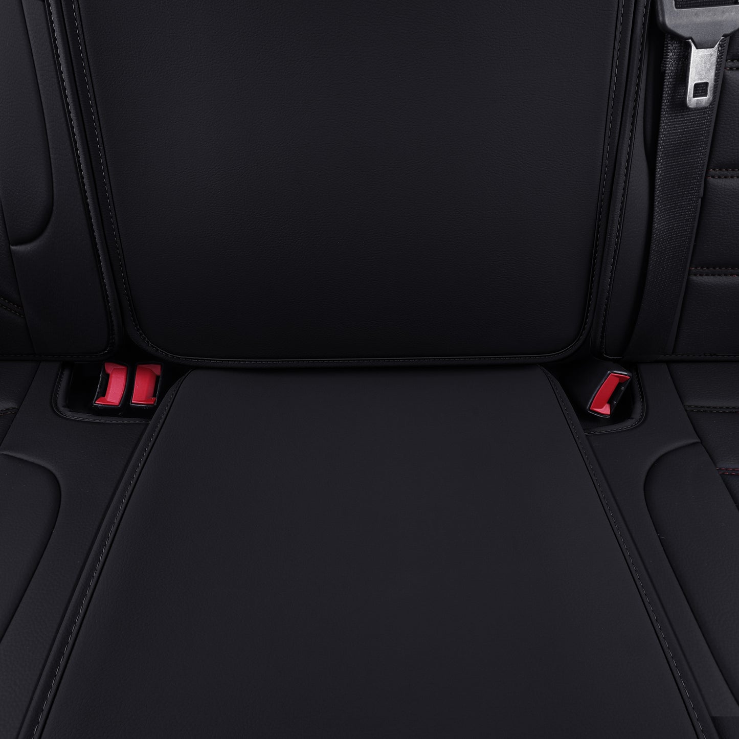 LUCKYMAN CLUB Silverado Seat Covers Fit for 2007-2024 Chevy Silverado Sierra 1500/2500 HD / 3500 HD Crew,Double,Extended Cab with Water Proof Faux Leather