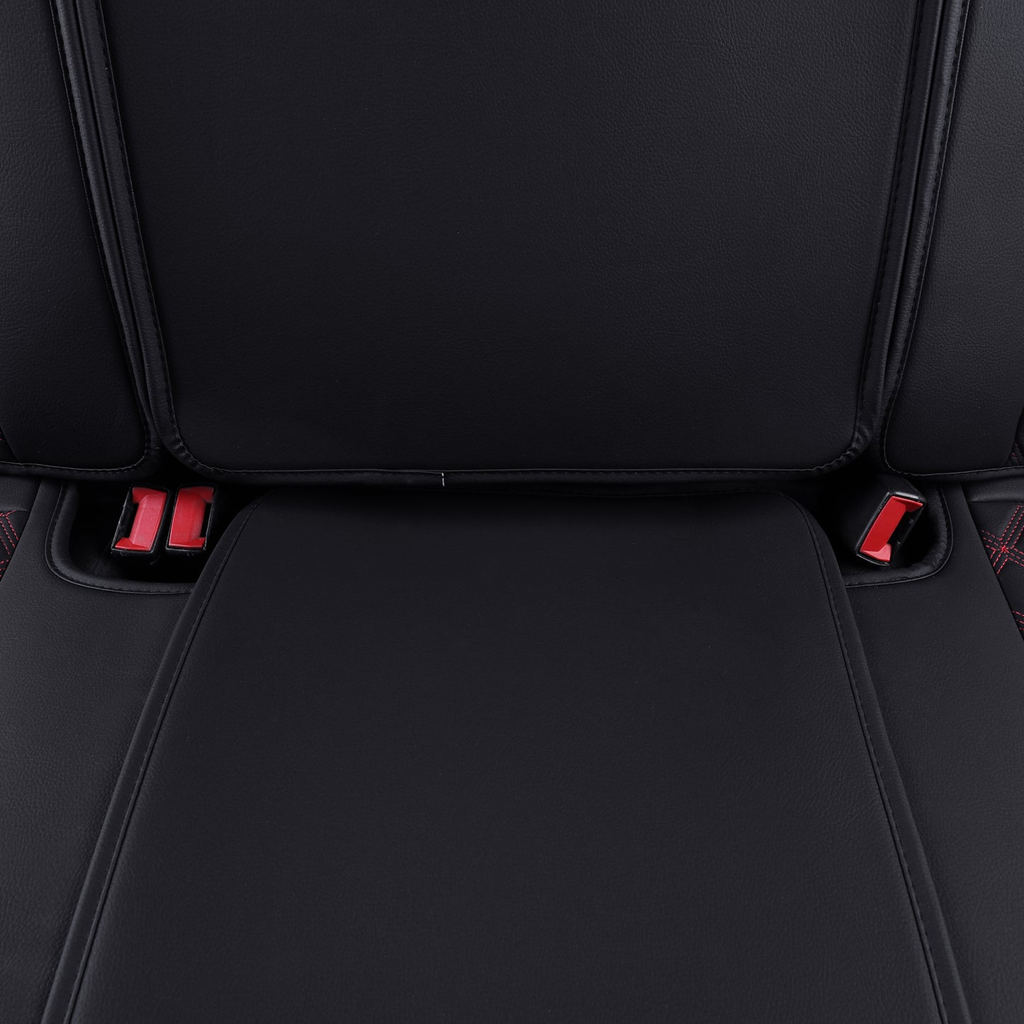 LUCKYMAN CLUB Chevy Silverado GMC Sierra Truck Seat Covers Trail Boss Z71 Pickup 2007-2024 1500 2500HD 3500HD Crew Double Extended Cab Waterproof Leather