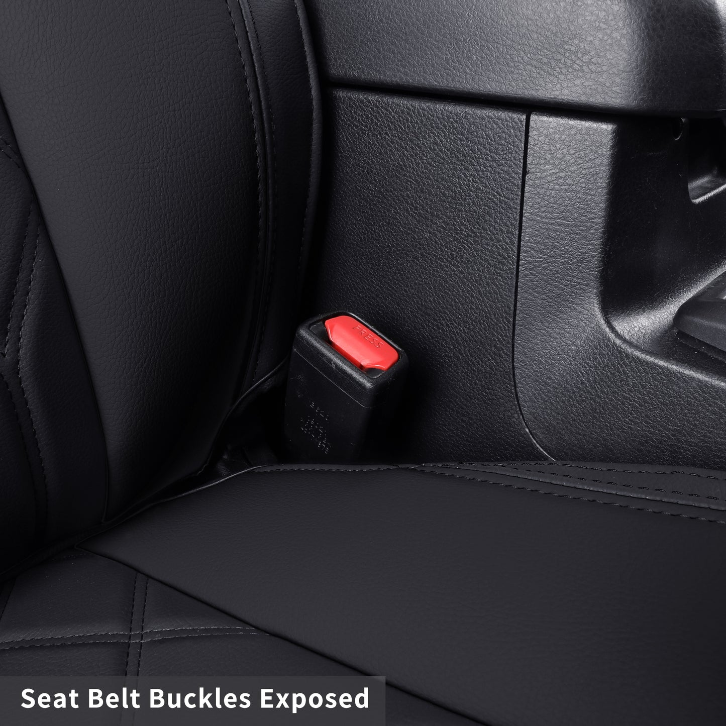 LUCKYMAN CLUB Tacoma Full Seat Covers, suitable for Tacoma 2016-2023 Seat covers for five persons double cab, artificial leather, four seasons available, breathable and comfortable