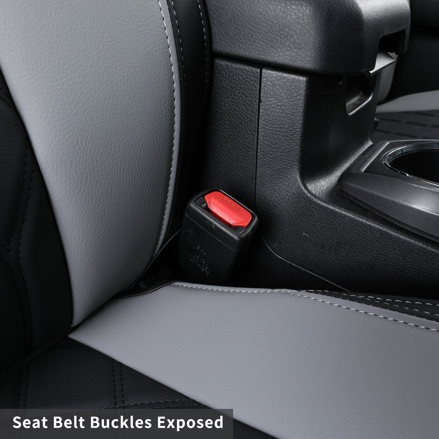 LUCKYMAN CLUB Tacoma Full Seat Covers, suitable for Tacoma 2016-2023 Seat covers for five persons double cab, artificial leather, four seasons available, breathable and comfortable
