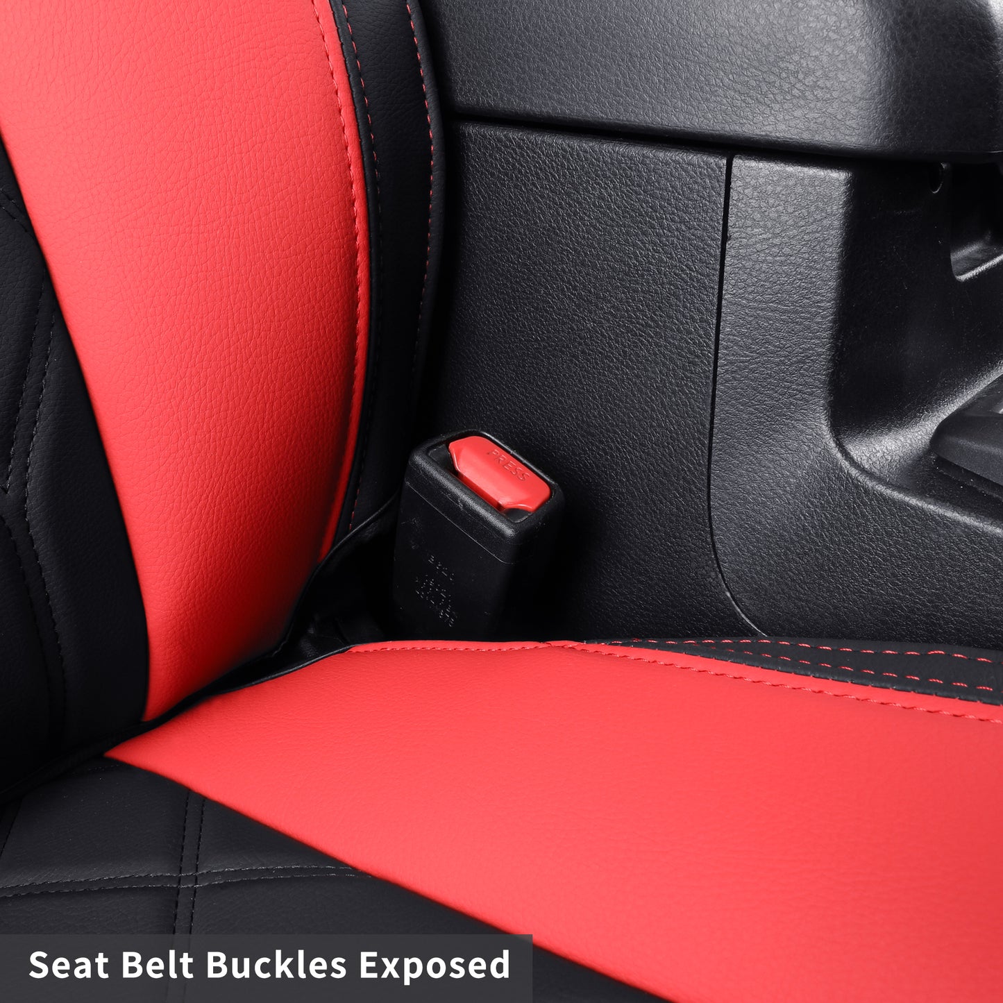 LUCKYMAN CLUB Tacoma Full Seat Covers, suitable for Tacoma 2016-2023 Seat covers for five persons double cab, artificial leather, four seasons available, breathable and comfortable