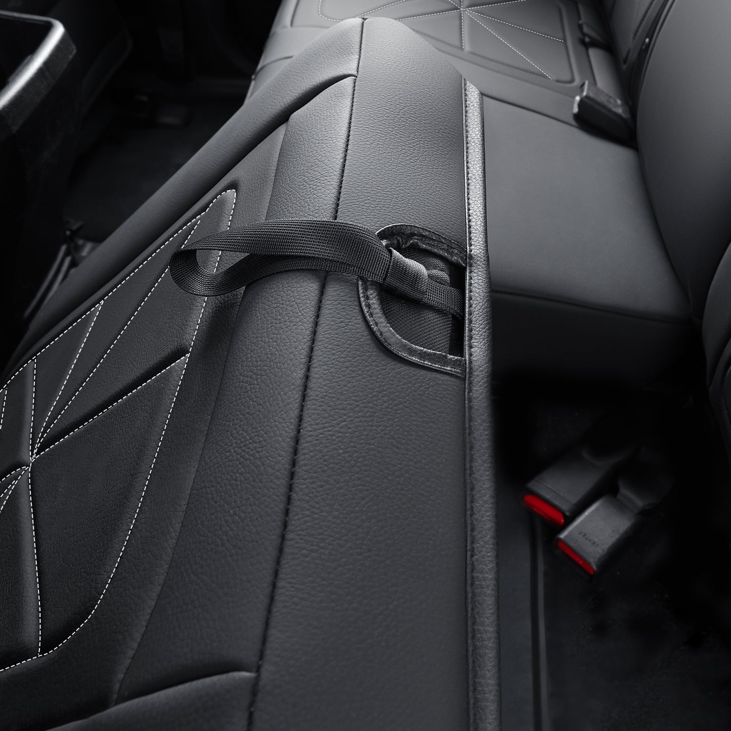 LUCKYMAN CLUB 2005-2023 Tacoma Seat Covers Custom Double Cab,Waterproof leather seat cover, all seasons including trims like SR, SR5, Limited, TRD Off Road, TRD Pro, TRD Sport, etc. comfortable and breathable