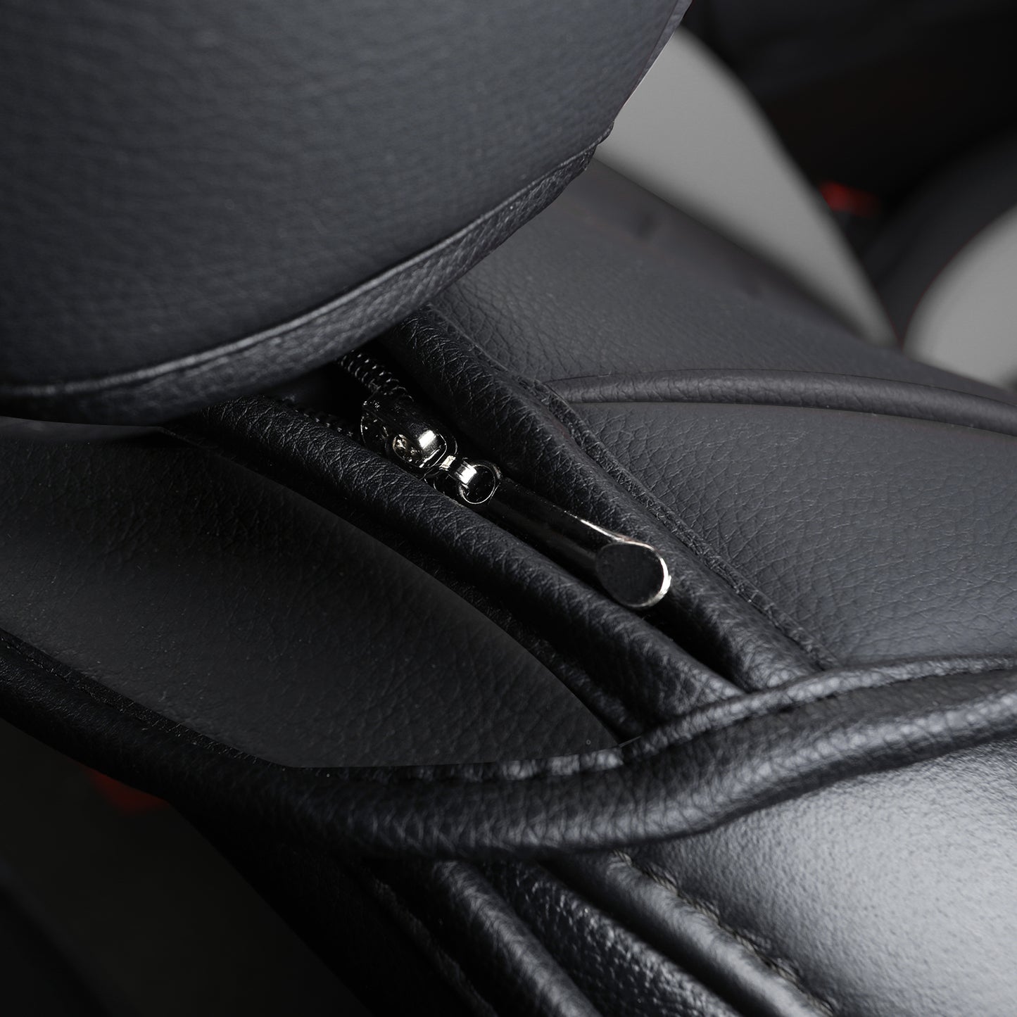 LUCKYMAN CLUB For F150 Faux Leather Seat Covers, For F150 2009-2024 Super Crew Super Cab Regular Cab 2017-2023 For F250 F350 F450 Super Duty Crew Cab