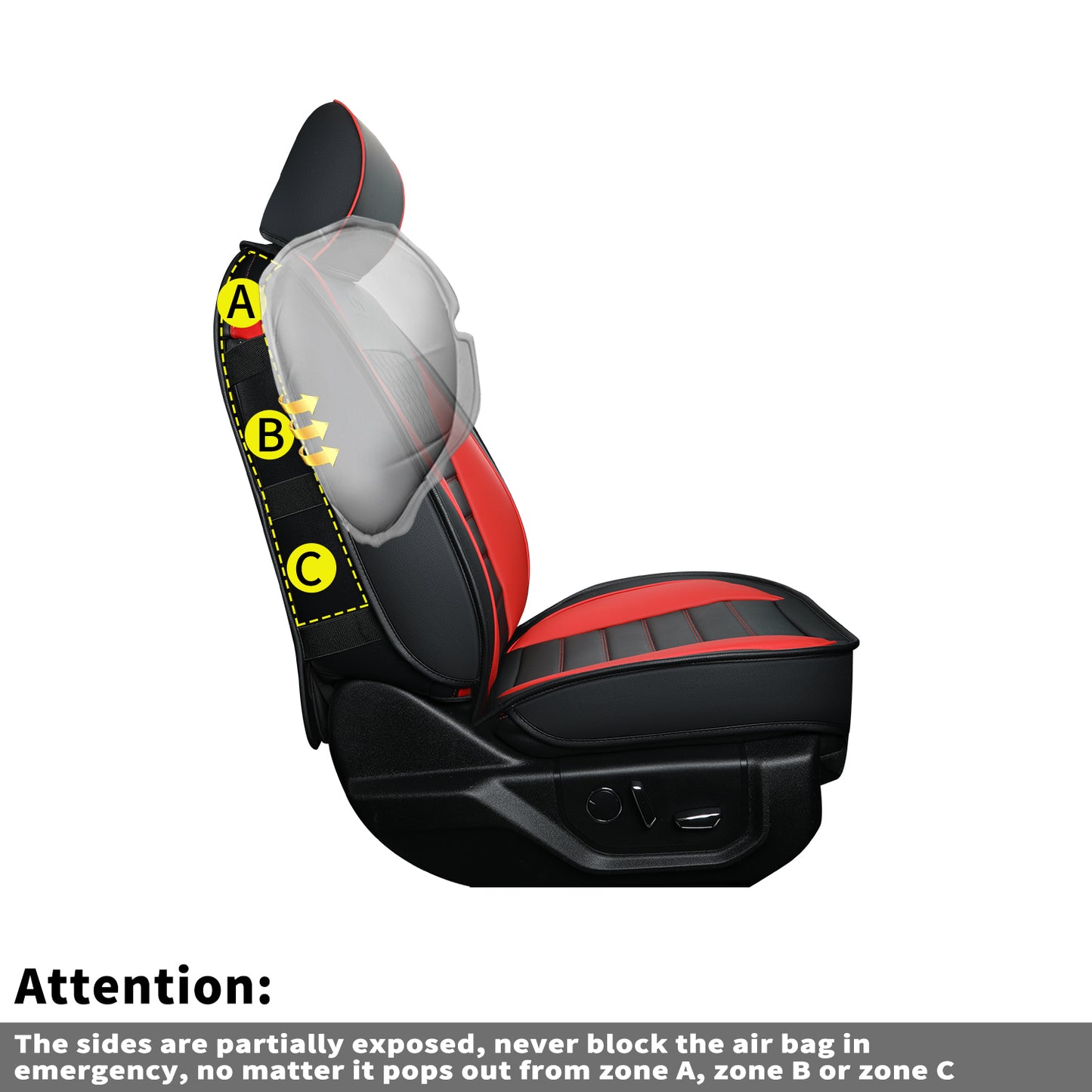 LUCKYMAN CLUB For F150 Faux Leather Seat Covers, For F150 2009-2024 Super Crew Super Cab Regular Cab 2017-2023 For F250 F350 F450 Super Duty Crew Cab