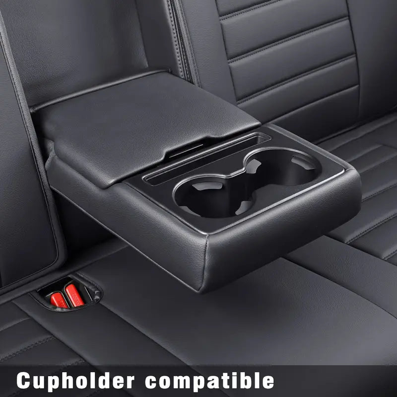 LUCKYMAN CLUB Mazda CX-5 Synthetic Leather Car Seat Cushion Protective Cover For 2016 2017 2018 2019 2020 2021 2022 2023 2024