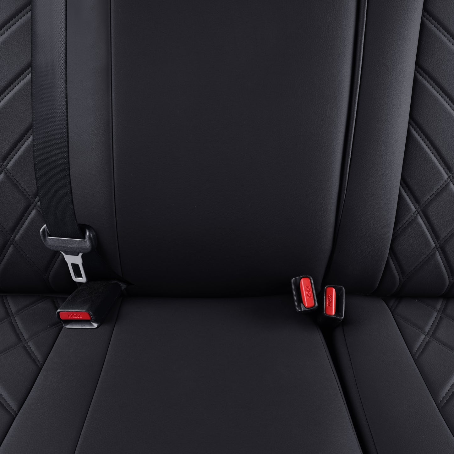LUCKYMAN CLUB Tacoma Full Seat Covers, suitable for Tacoma 2016-2023 Seat covers for five persons double cab, artificial leather, four seasons available, breathable and comfortable