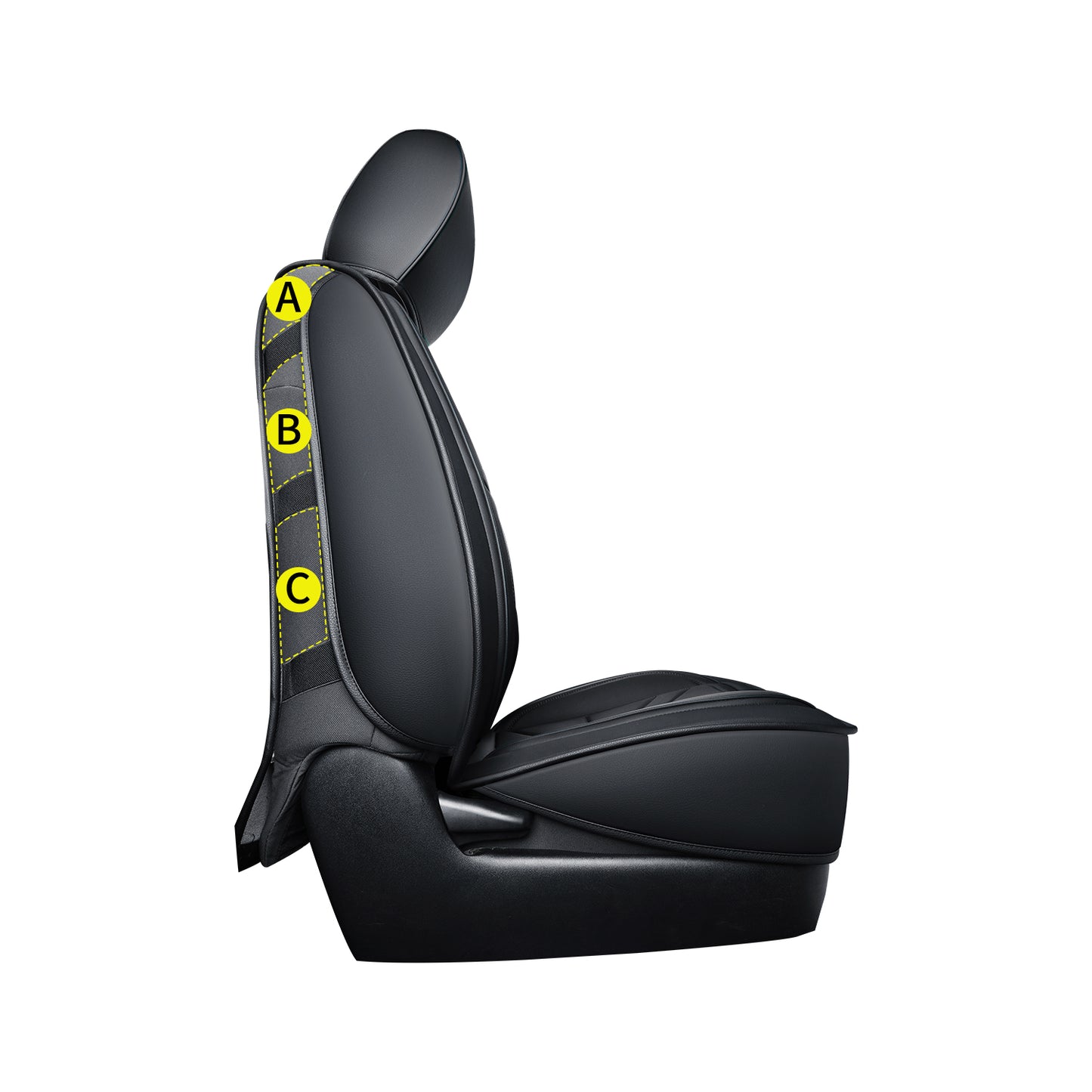 LUCKYMAN CLUB 2005-2023 Tacoma Seat Covers Custom Double Cab,Waterproof leather seat cover, all seasons including trims like SR, SR5, Limited, TRD Off Road, TRD Pro, TRD Sport, etc. comfortable and breathable