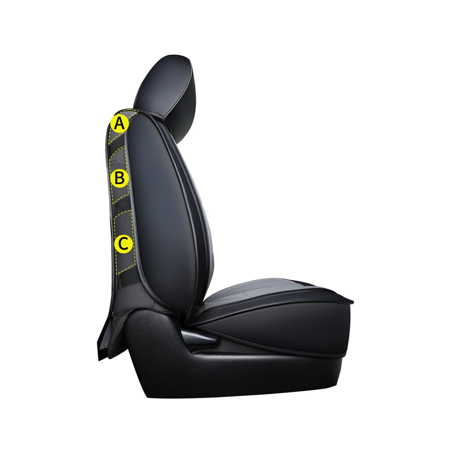 LUCKYMAN CLUB 2005-2023 Tacoma Seat Covers Custom Double Cab,Waterproof leather seat cover, all seasons including trims like SR, SR5, Limited, TRD Off Road, TRD Pro, TRD Sport, etc. comfortable and breathable