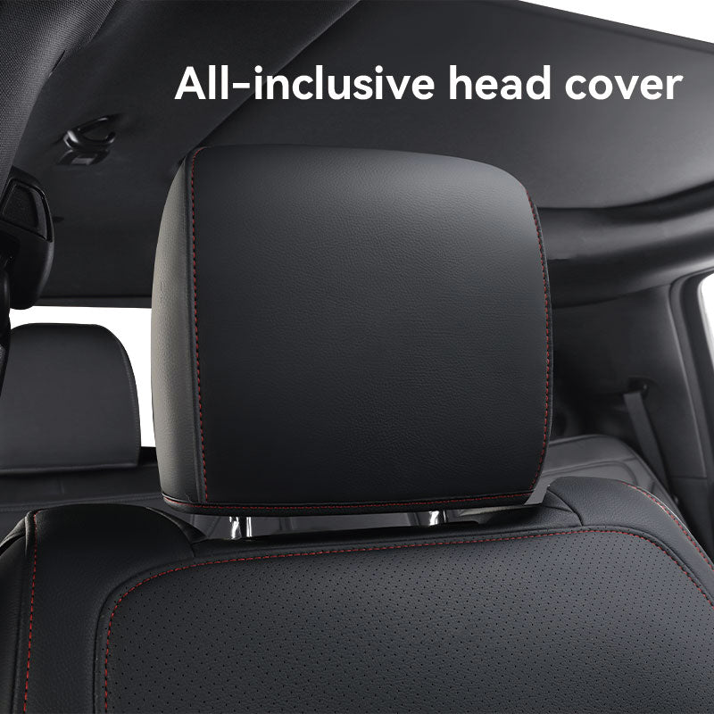 LUCKYMANCLUB Dodge Ram 1500 Seat Covers,2019-2024,1500/2500/3500Crew Cab Waterproof Seat Covers FullSet, Custom Fit Ram Bighorn Laramie Limited Rebel Longhorn Pickup with 4/6 Split Rear Seat