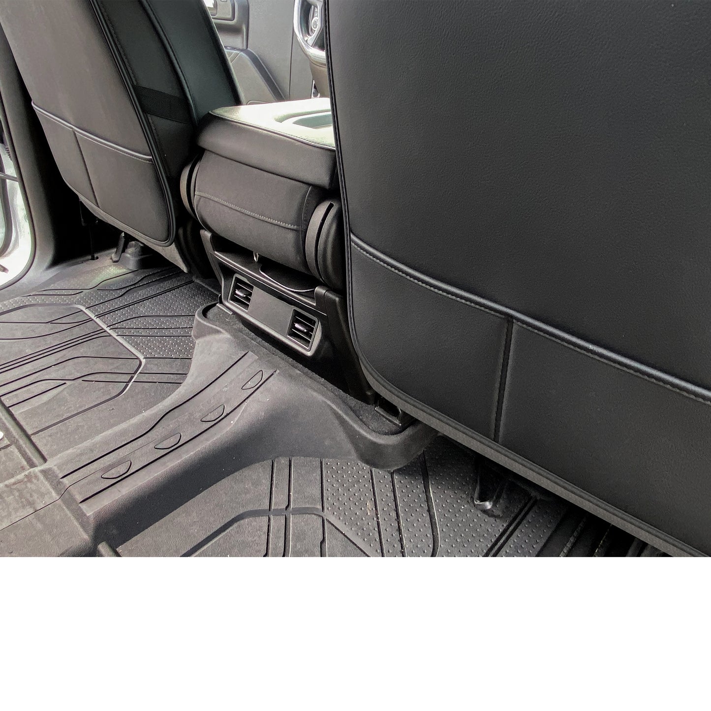 LUCKYMAN CLUB Silverado Seat Covers Fit for 2007-2024 Chevy Silverado Sierra 1500/2500 HD / 3500 HD Crew,Double,Extended Cab with Water Proof Faux Leather