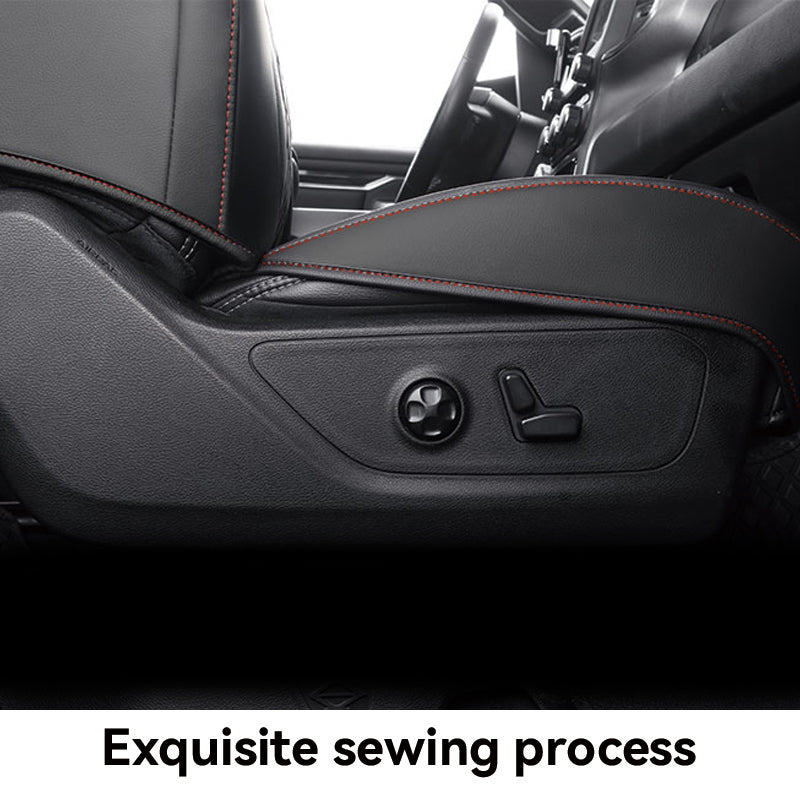 LUCKYMANCLUB Dodge Ram 1500 Seat Covers,2019-2024,1500/2500/3500Crew Cab Waterproof Seat Covers FullSet, Custom Fit Ram Bighorn Laramie Limited Rebel Longhorn Pickup with 4/6 Split Rear Seat