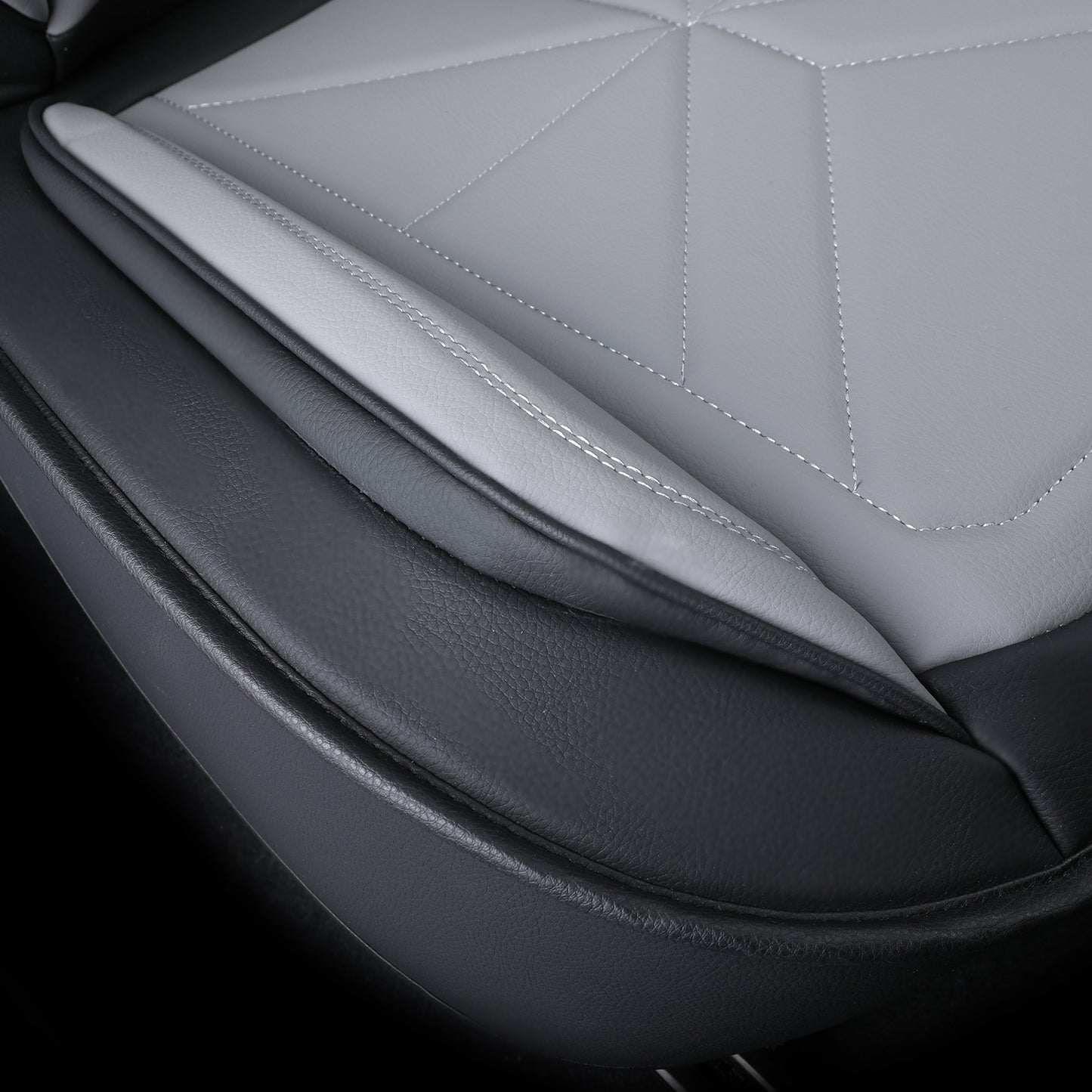 LUCKYMAN CLUB 2005-2023 Tacoma Seat Covers Custom Double Cab,Waterproof leather seat cover, all seasons including trims like SR, SR5, Limited, TRD Off Road, TRD Pro, TRD Sport, etc. comfortable and breathable