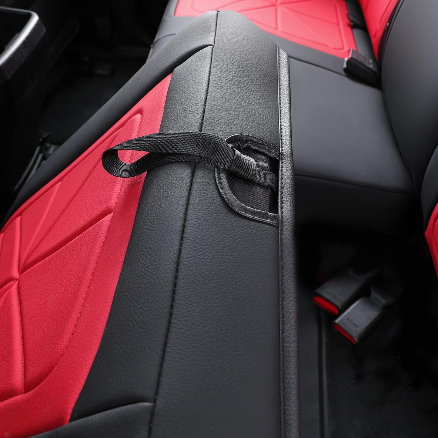 LUCKYMAN CLUB 2005-2023 Tacoma Seat Covers Custom Double Cab,Waterproof leather seat cover, all seasons including trims like SR, SR5, Limited, TRD Off Road, TRD Pro, TRD Sport, etc. comfortable and breathable