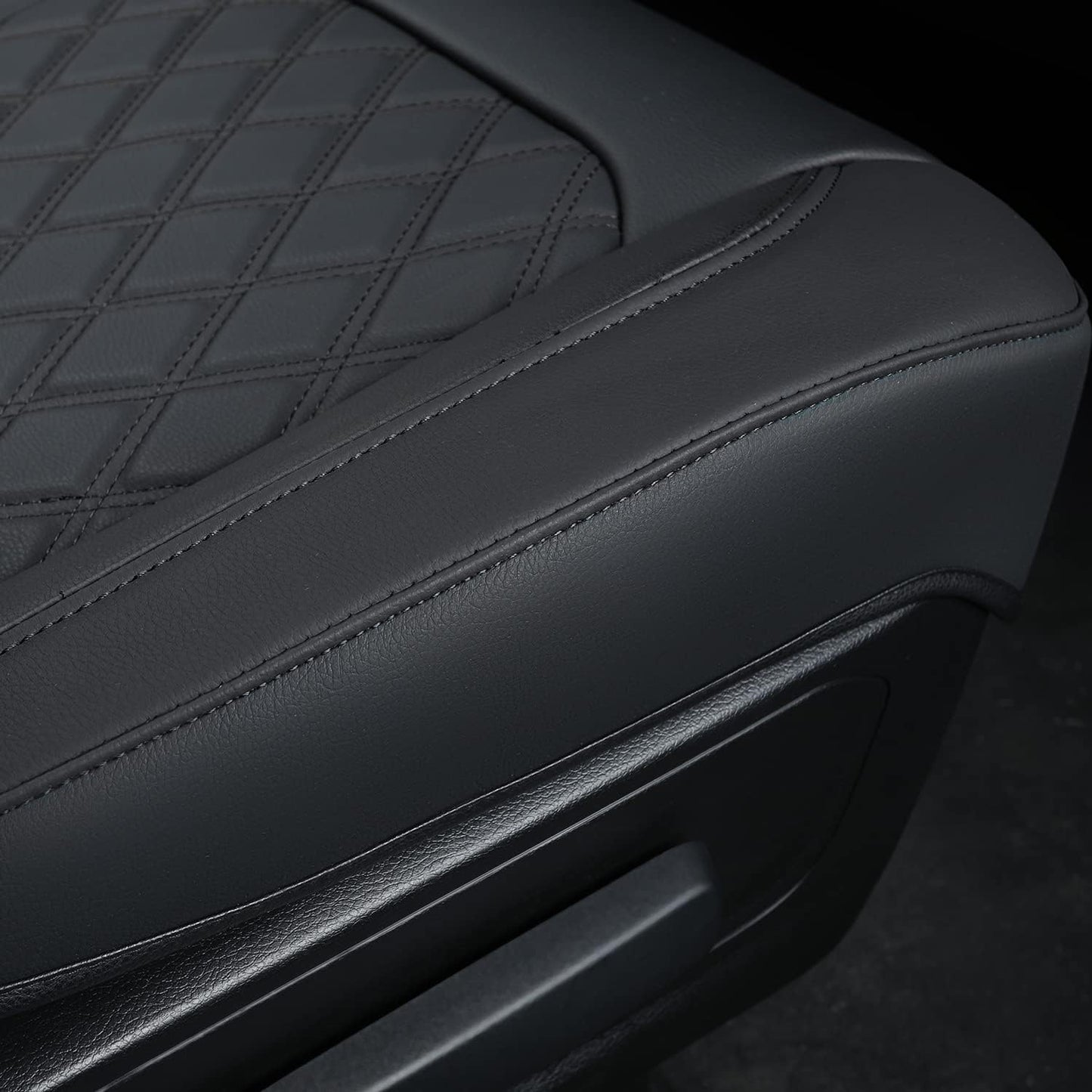 LUCKYMANCLUB Ram 1500Seat Covers,2011-2024,1500/2500/3500Crew Cab Waterproof Seat Covers FullSet, Custom Fit Ram Bighorn Laramie Limited Rebel Longhorn Pickup with 4/6 Split Rear Seat