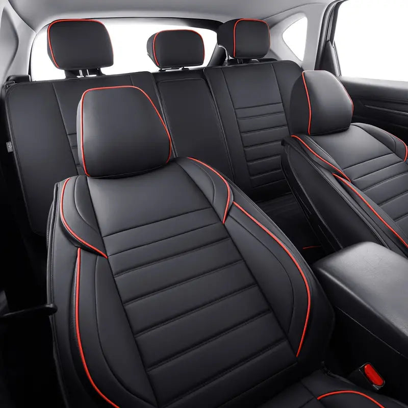 LUCKYMAN CLUB Mazda CX-5 Synthetic Leather Car Seat Cushion Protective Cover For 2016 2017 2018 2019 2020 2021 2022 2023 2024
