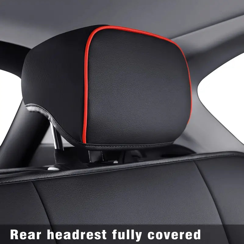LUCKYMAN CLUB Mazda CX-5 Synthetic Leather Car Seat Cushion Protective Cover For 2016 2017 2018 2019 2020 2021 2022 2023 2024