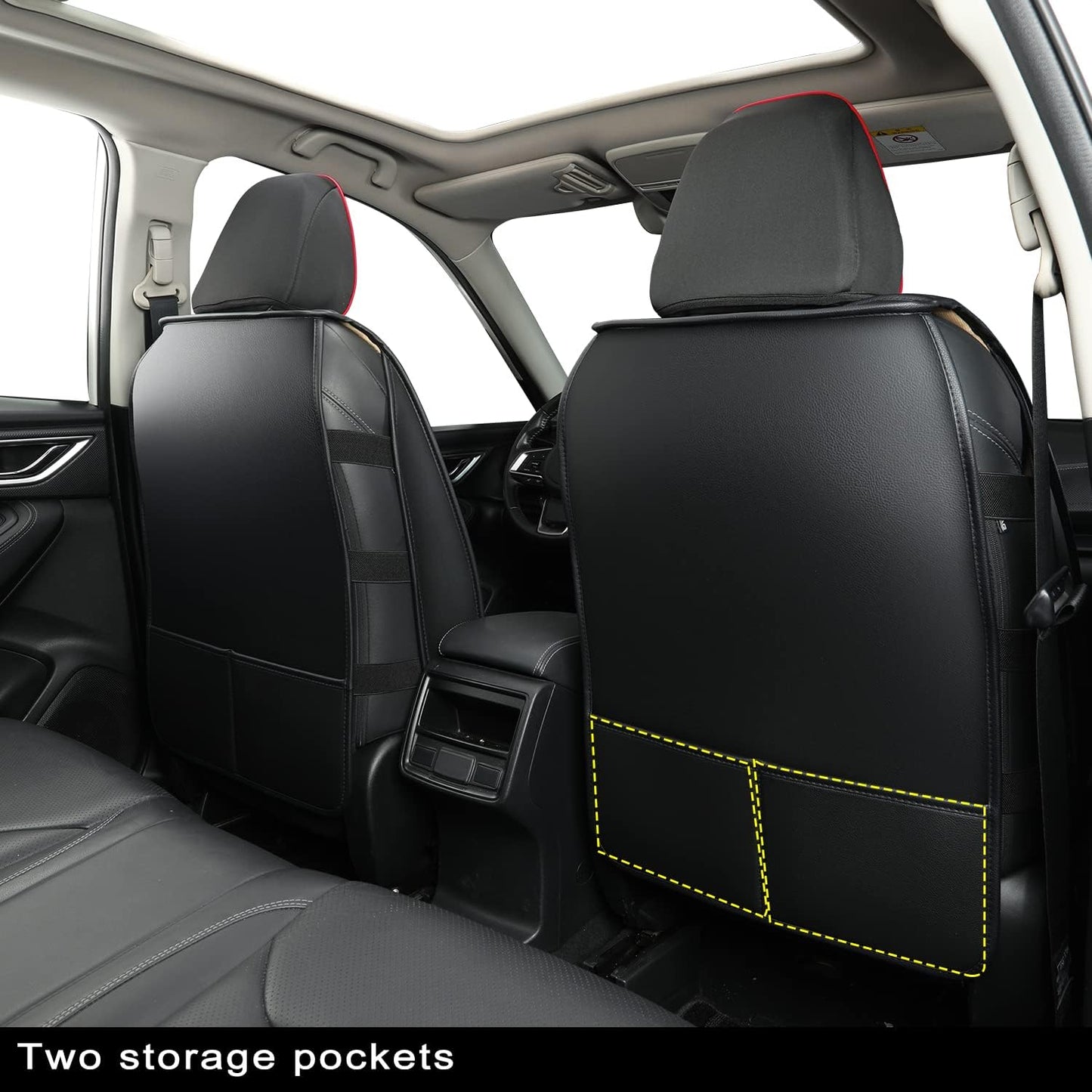 LUCKYMAN CLUB 2014-2024 Subaru/Forester Outback Custom Seat Covers Accessories Full Set Fit Premium Sport Wilderness Limited Touring Base with Waterproof FauxLeather