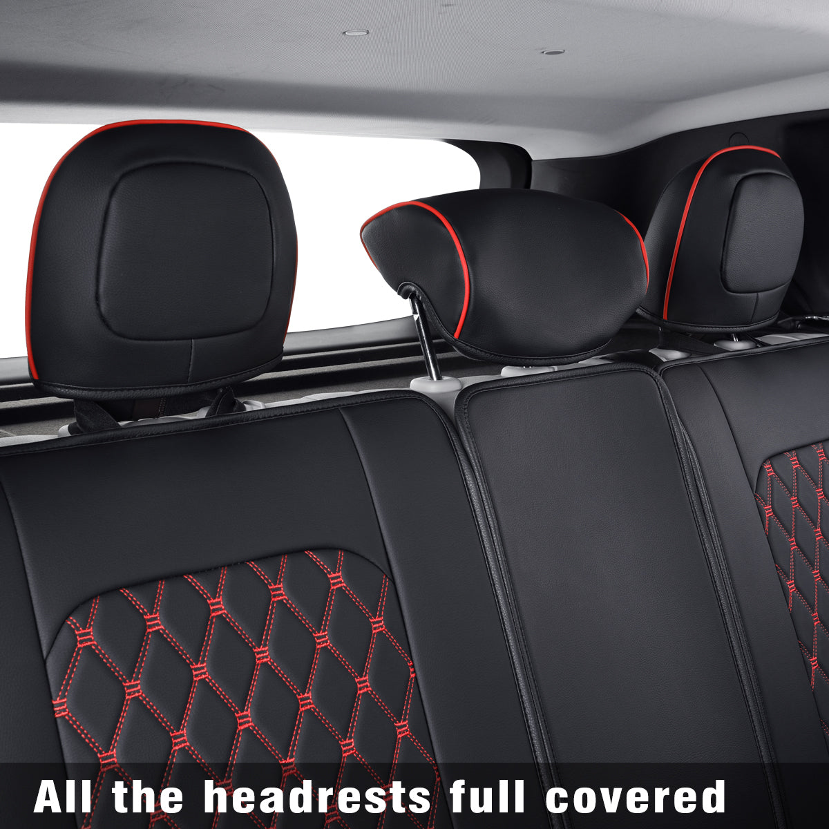LUCKYMAN CLUB Jeep Cherokee Seat Covers fit for 2014-2023 Jeep Cherokee with Faux Leather All seasons are good Resist claw marks seat covers