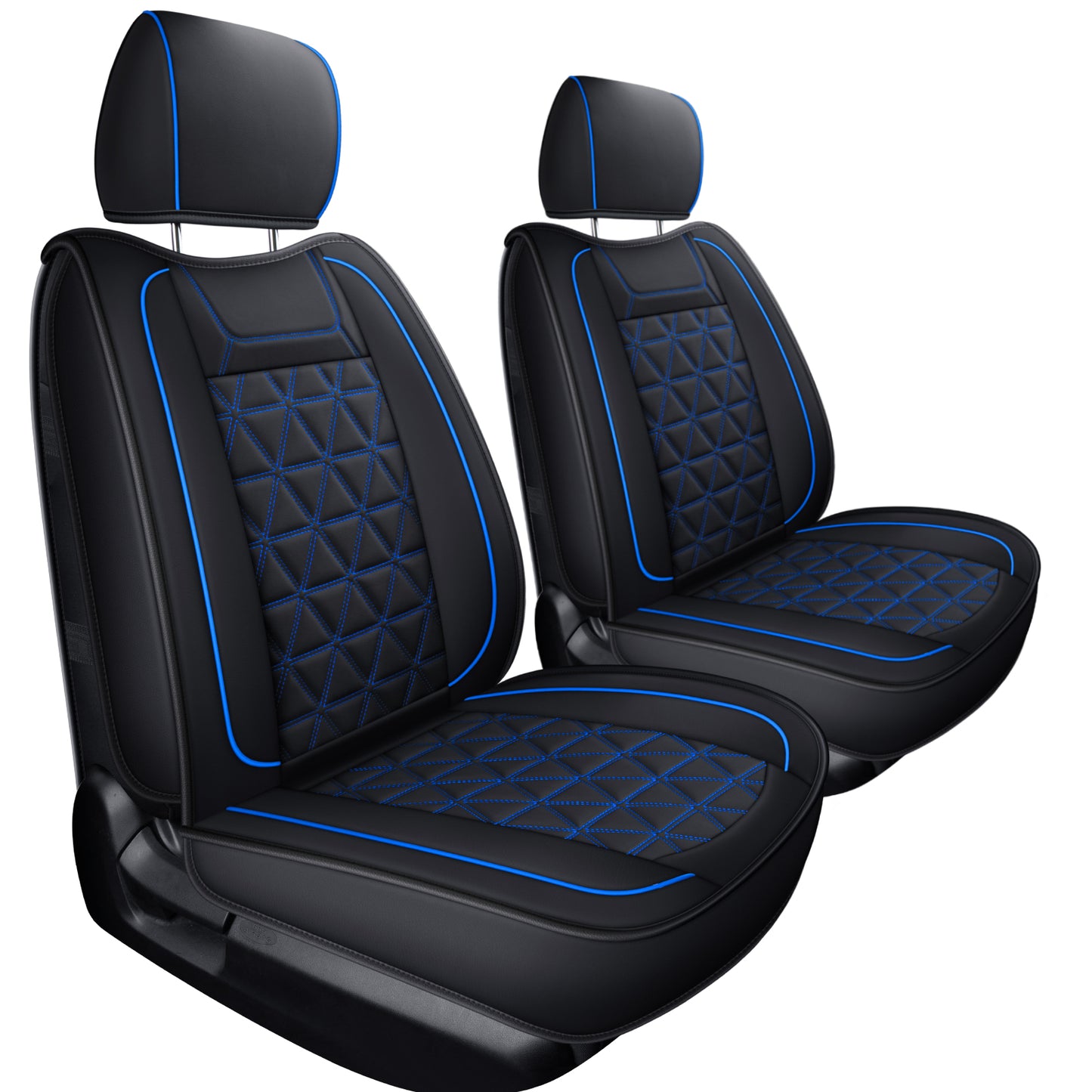 LUCKYMAN CLUB Tundra Seat Covers, Fit 2014-2021 Tundra Full Set Crew/CrewMax Cab, with Waterproof Faux Leather