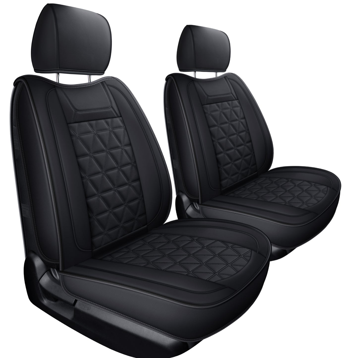 LUCKYMAN CLUB Tundra Seat Covers, Fit 2014-2021 Tundra Full Set Crew/CrewMax Cab, with Waterproof Faux Leather