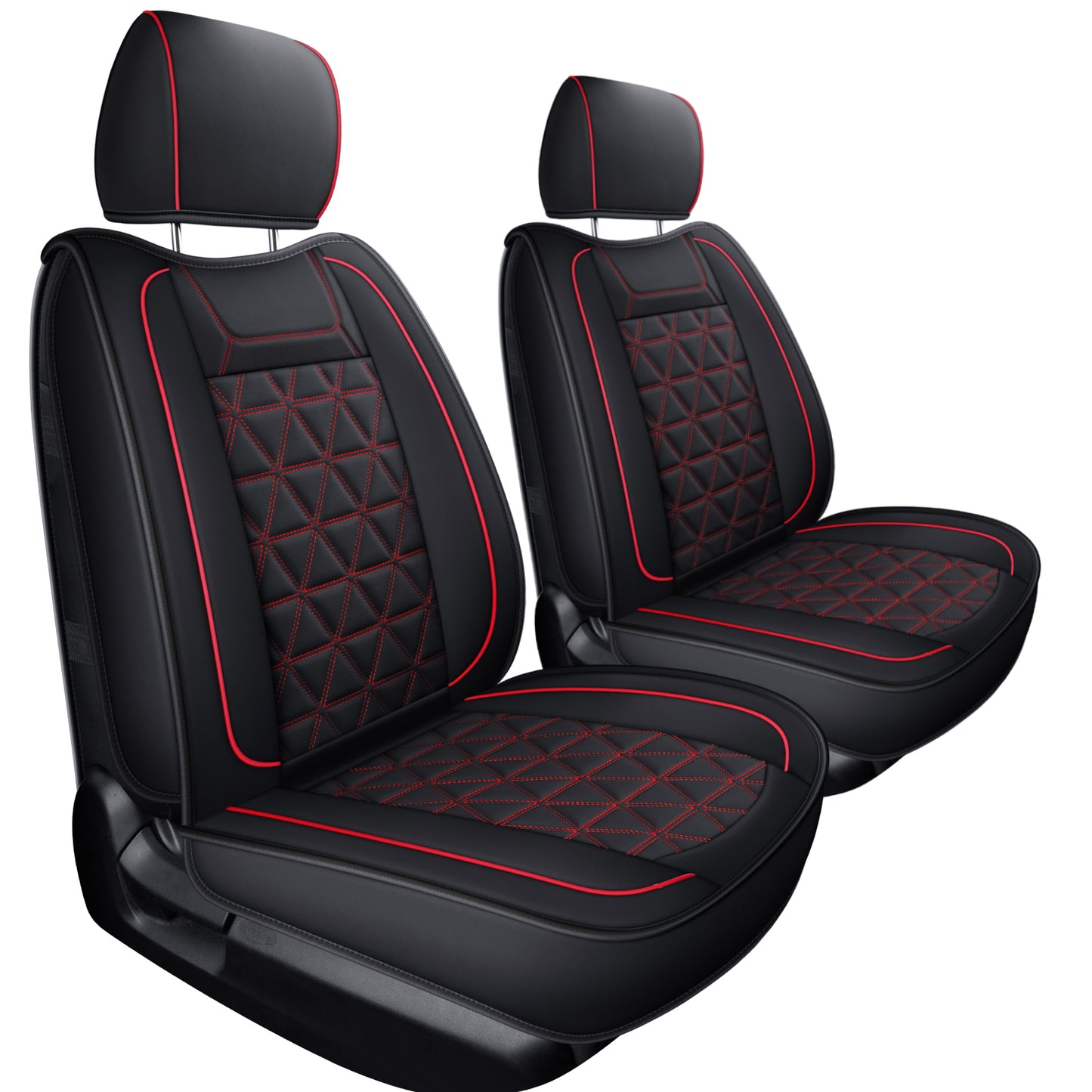 LUCKYMAN CLUB Tundra Seat Covers, Fit 2014-2021 Tundra Full Set Crew/CrewMax Cab, with Waterproof Faux Leather