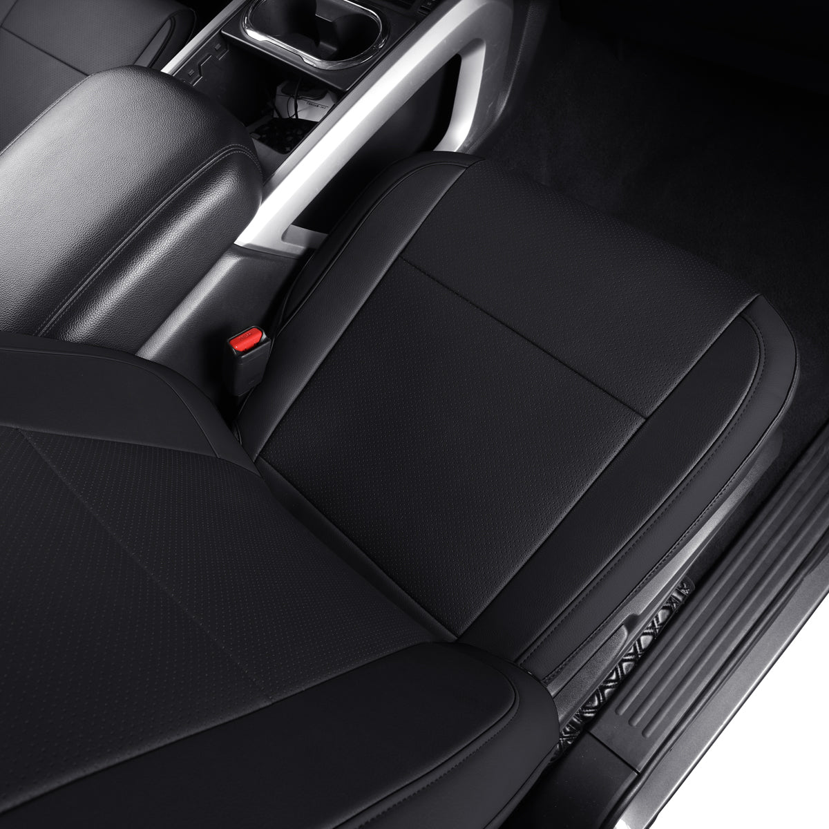 LUCKYMAN CLUB 2018-2024 Titan Seat Covers Waterproof leather Fit Nissan SV PRO-4X Platinum Reserve S SL Crew Caba and Extended Cab&Regular Cab truck seat cover