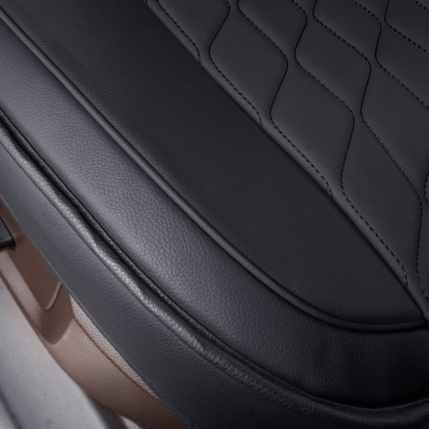 LUCKYMAN CLUB Ram 1500 Seat Covers Front and Back, Also Fit for Minority of The 2006-2020 Ram 2500 3500 Crew Cab& Quad Cab Pickup, with Faux Leather