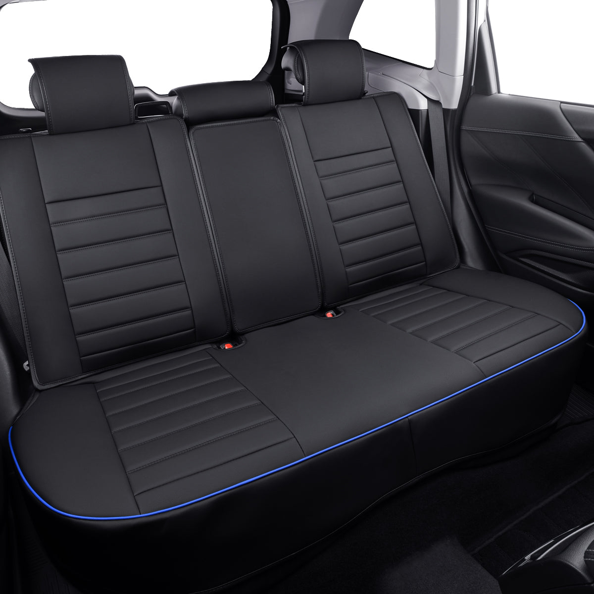LUCKYMAN CLUB Subaru Forester Seat Covers Custom fit for 2014-2024 Outback and with Faux Leather Full Set Fit Premium Sport Wilderness Limited Touring Base with Waterproof