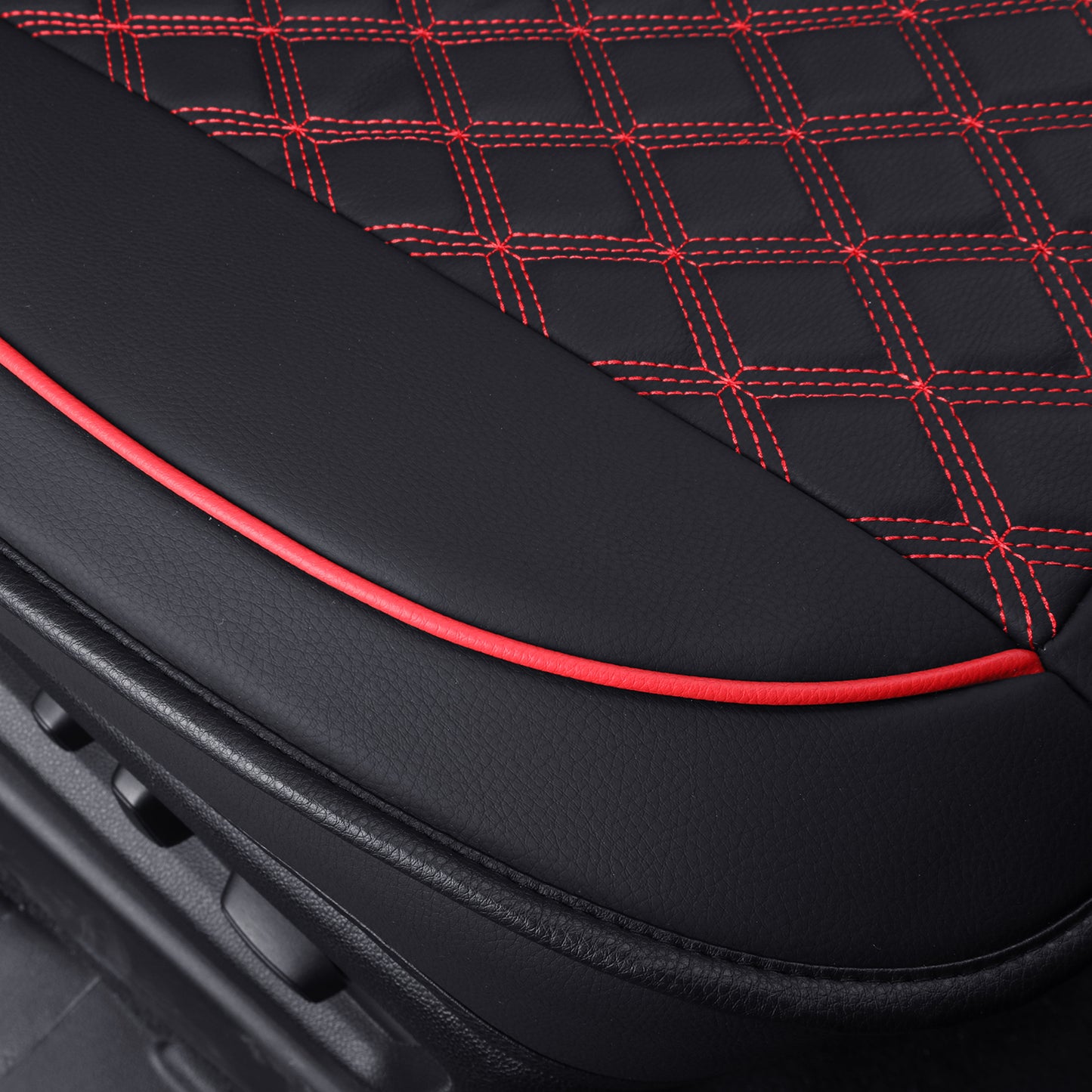LUCKYMAN CLUB Chevy Silverado GMC Sierra Truck Seat Covers Trail Boss Z71 Pickup 2007-2024 1500 2500HD 3500HD Crew Double Extended Cab Waterproof Leather