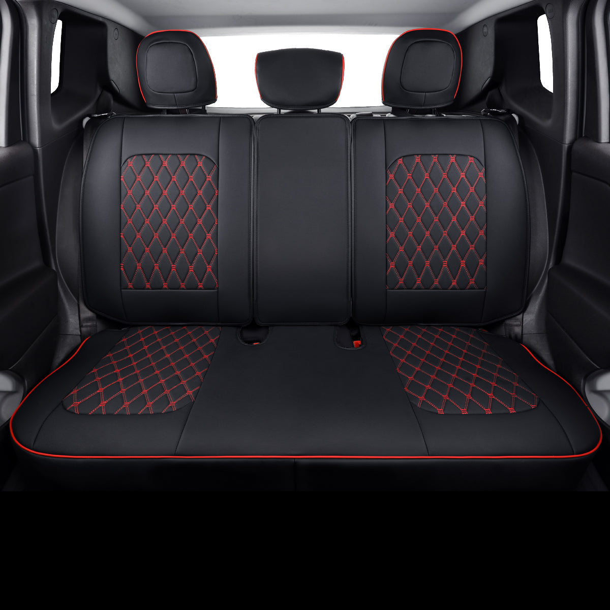 LUCKYMAN CLUB Jeep Cherokee Seat Covers fit for 2014-2023 Jeep Cherokee with Faux Leather All seasons are good Resist claw marks seat covers