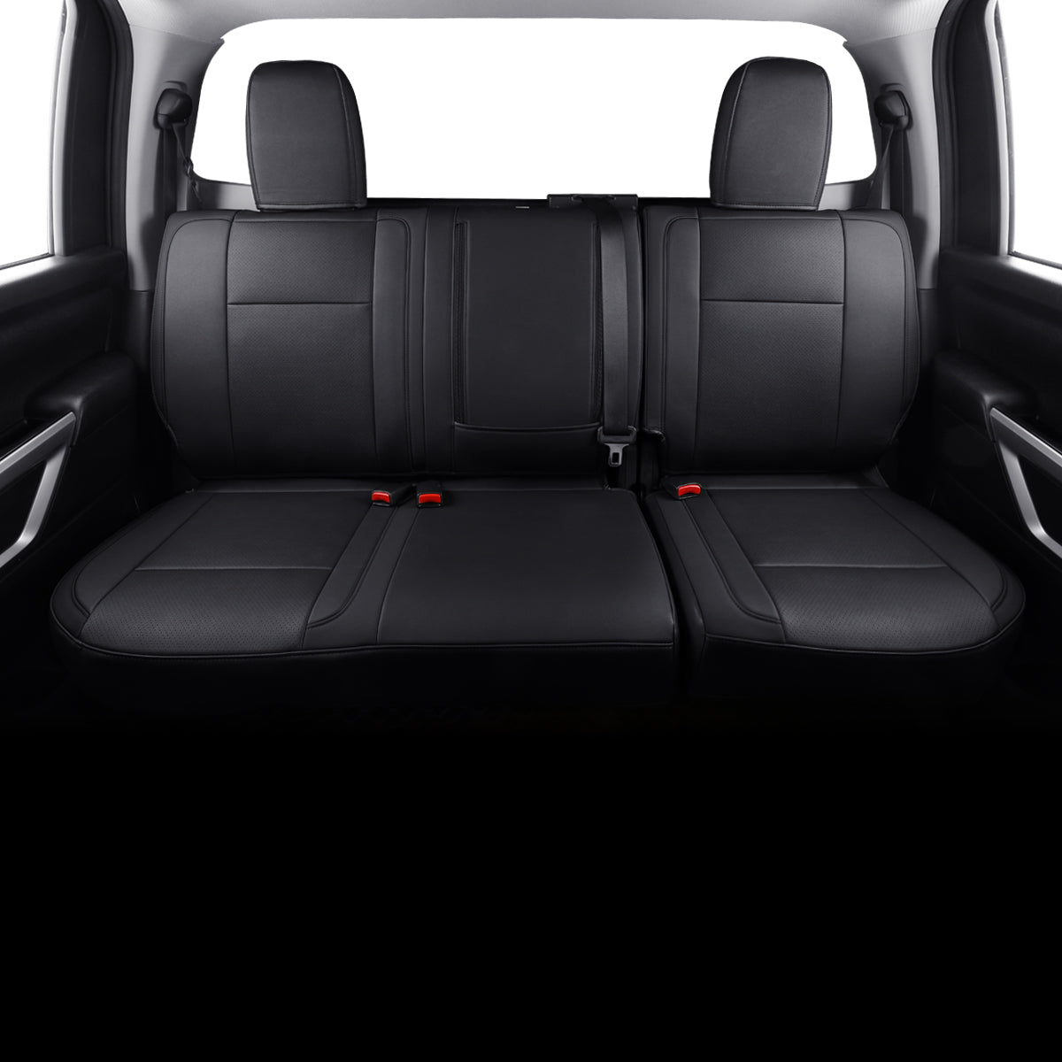LUCKYMAN CLUB 2018-2024 Titan Seat Covers Waterproof leather Fit Nissan SV PRO-4X Platinum Reserve S SL Crew Caba and Extended Cab&Regular Cab truck seat cover