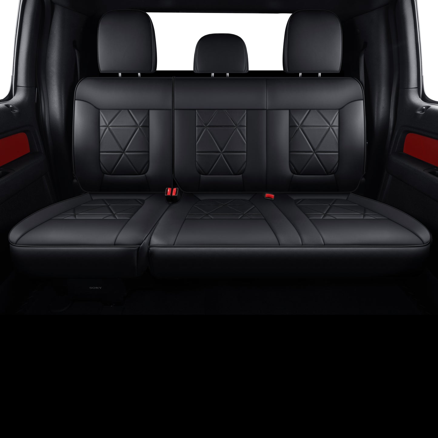 LUCKYMAN CLUB Ford F150 Seat Covers,For 2009-2014 F150 CrewCab 2011-2016 F250 F350 Waterproof faux leather All seasons are good Free delivery