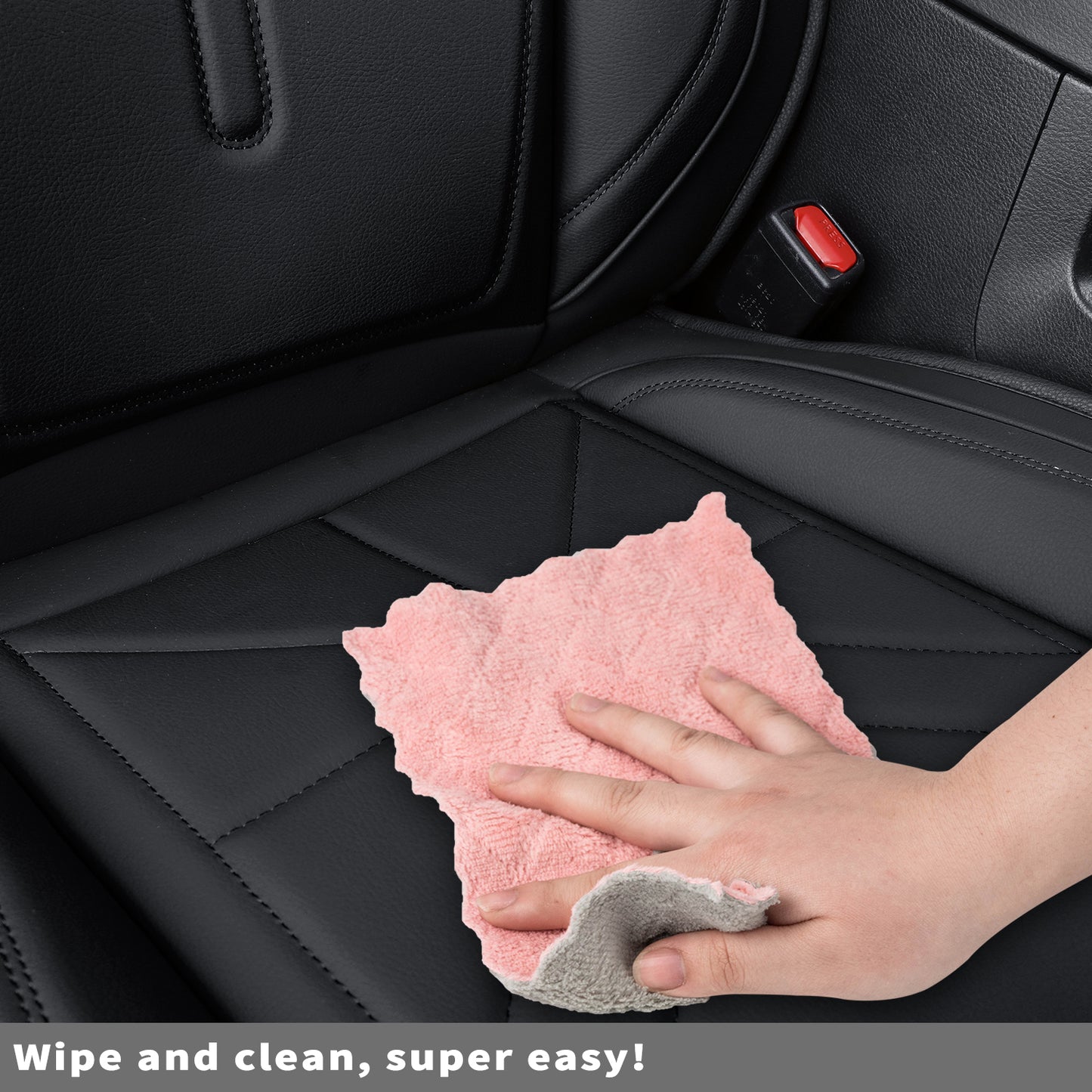 LUCKYMAN CLUB 2005-2023 Tacoma Seat Covers Custom Double Cab,Waterproof leather seat cover, all seasons including trims like SR, SR5, Limited, TRD Off Road, TRD Pro, TRD Sport, etc. comfortable and breathable