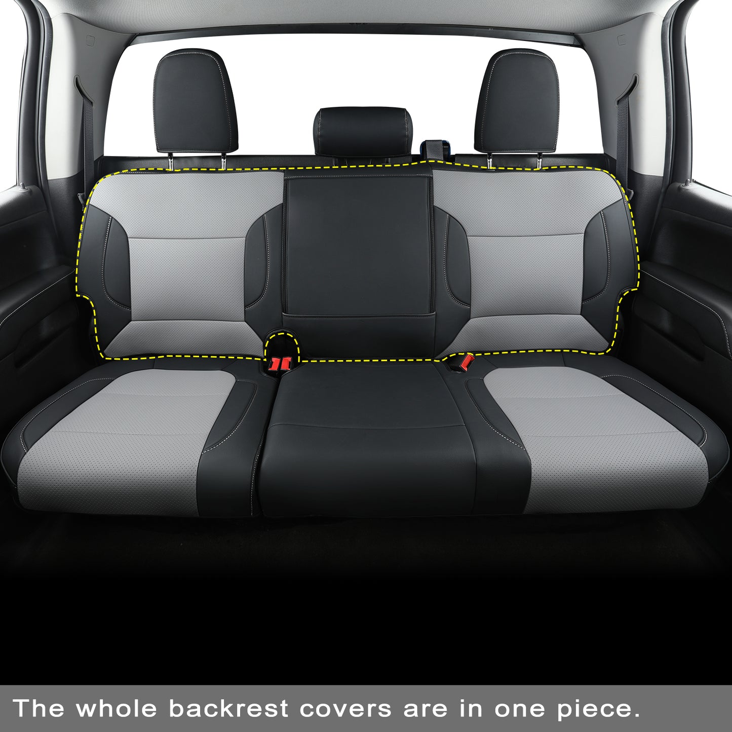 LUCKYMAN CLUB Custom Silverado Seat Covers 2007-2024 Chevrolet Silverado Sierra 1500/2500HD/3500HD crew, all-covered seat covers，dual, extended cab, waterproof leather, , all seasons