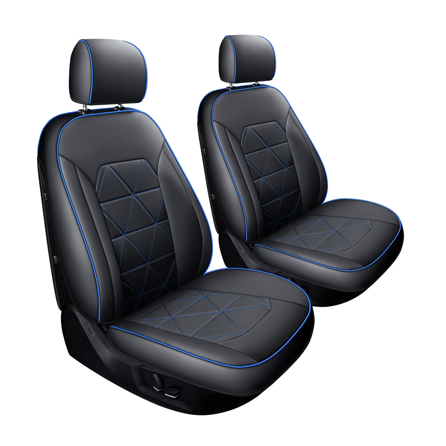 LUCKYMAN CLUB F150 Seat Covers For 2015-2024 F150 CrewCab&2017-2020 F250,F350,F450 CrewCab Waterproof Faux leather