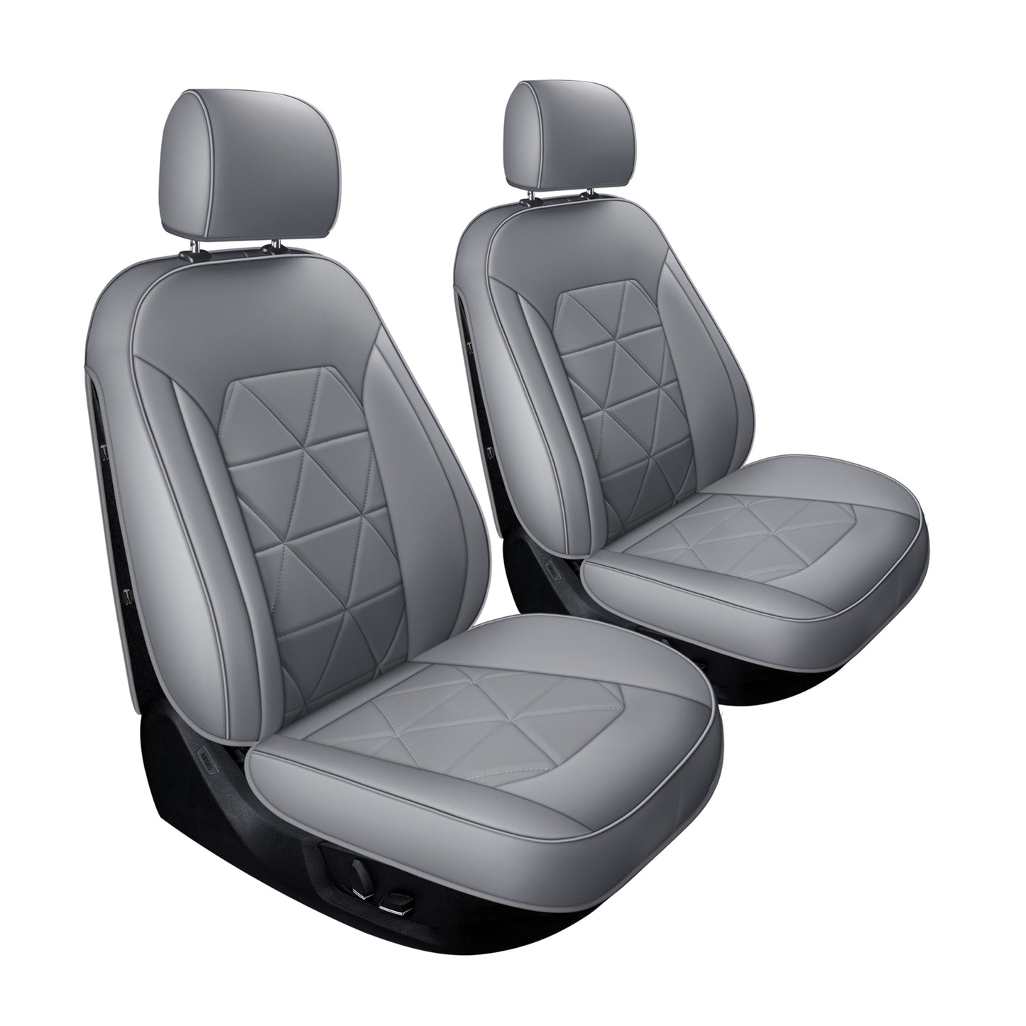 LUCKYMAN CLUB F150 Seat Covers For 2015-2024 F150 CrewCab&2017-2020 F250,F350,F450 CrewCab Waterproof Faux leather