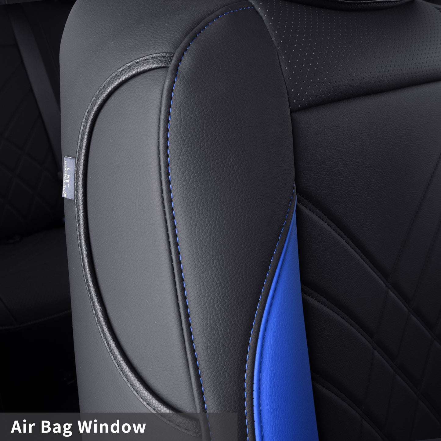 LUCKYMAN CLUB Tacoma Full Seat Covers, suitable for Tacoma 2016-2023 Seat covers for five persons double cab, artificial leather, four seasons available, breathable and comfortable