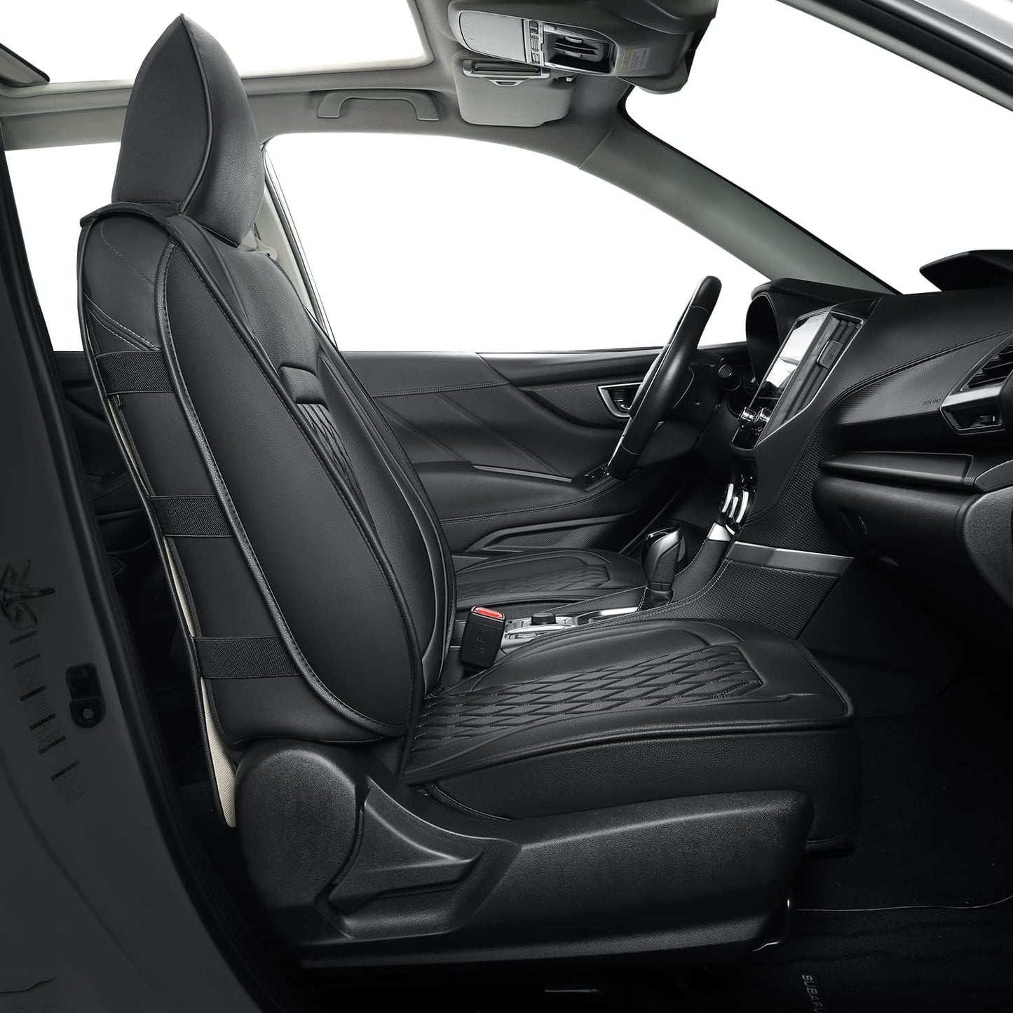 LUCKYMAN CLUB 2014-2024 Subaru/Forester Outback Custom Seat Covers Accessories Full Set Fit Premium Sport Wilderness Limited Touring Base with Waterproof FauxLeather