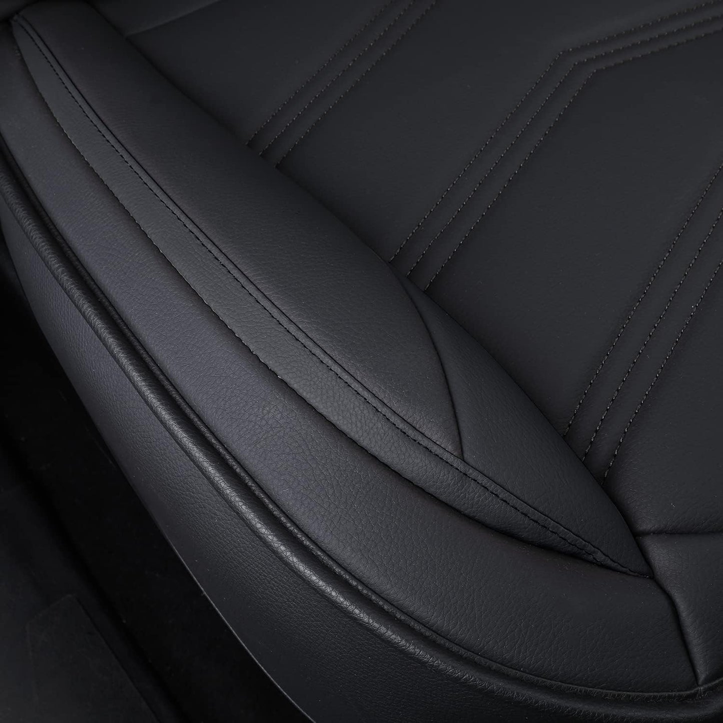 LUCKYMAN CLUB 2005-2023 Tacoma Seat Covers Full Set Waterproof leather for Tacoma Double/Crew Cab SR SR5 TRD Sport TRD Off-Road PreRunner Trims, with Waterproof Faux Leather All-enveloping, four seasons general, wear-resistant and scratch-resistant