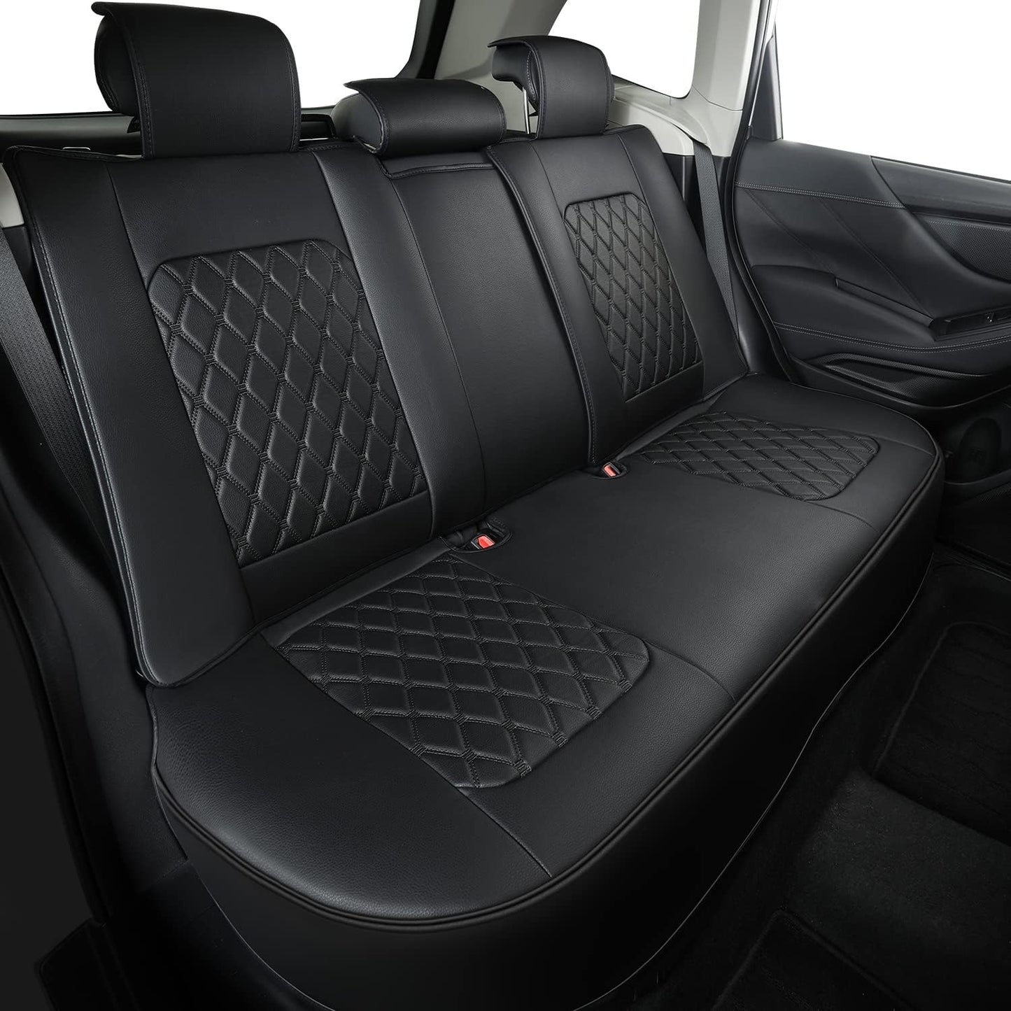 LUCKYMAN CLUB 2014-2024 Subaru/Forester Outback Custom Seat Covers Accessories Full Set Fit Premium Sport Wilderness Limited Touring Base with Waterproof FauxLeather