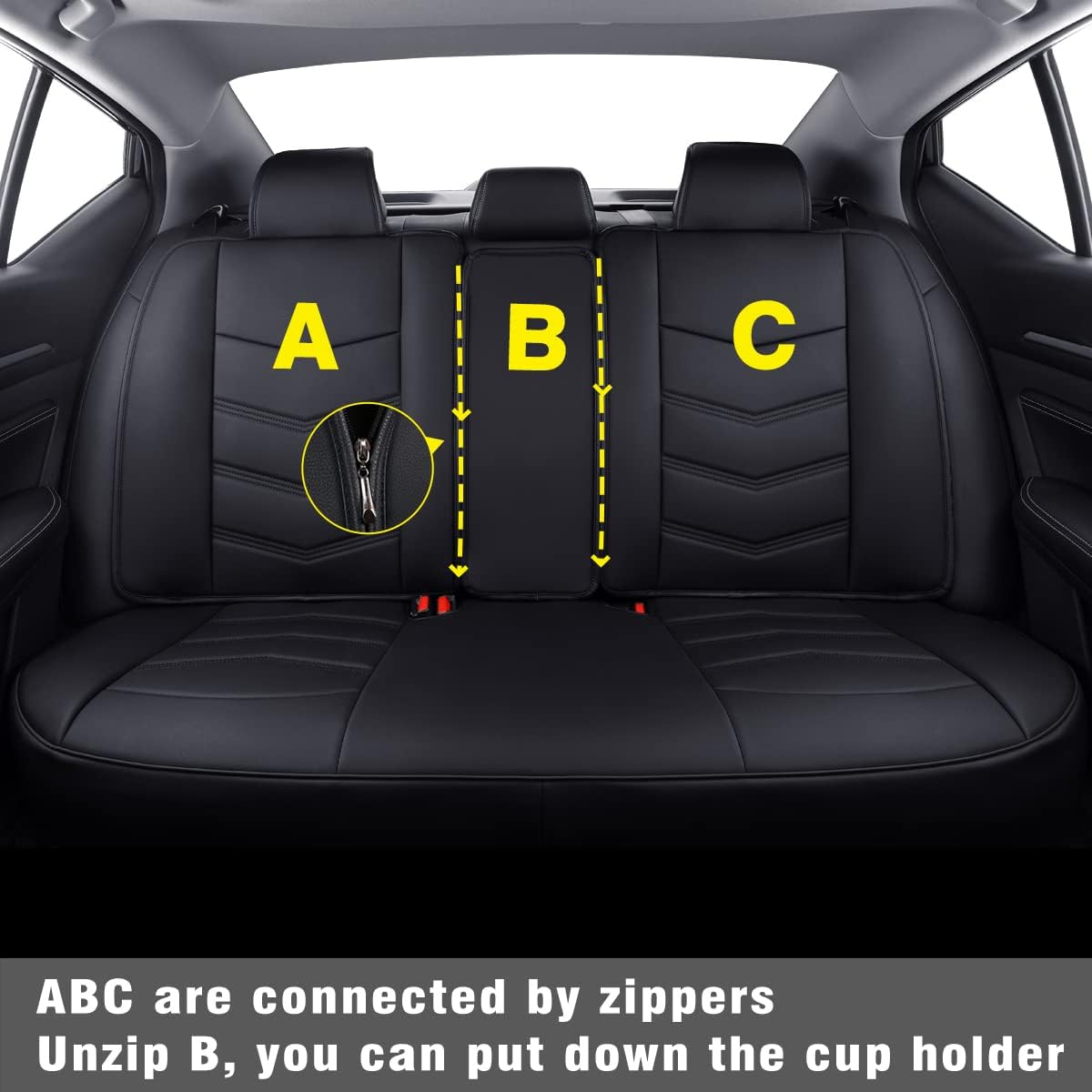 LUCKYMAN CLUB Altima Seat Covers, fit for 2013-2023 Altima with Water Proof Faux Leather