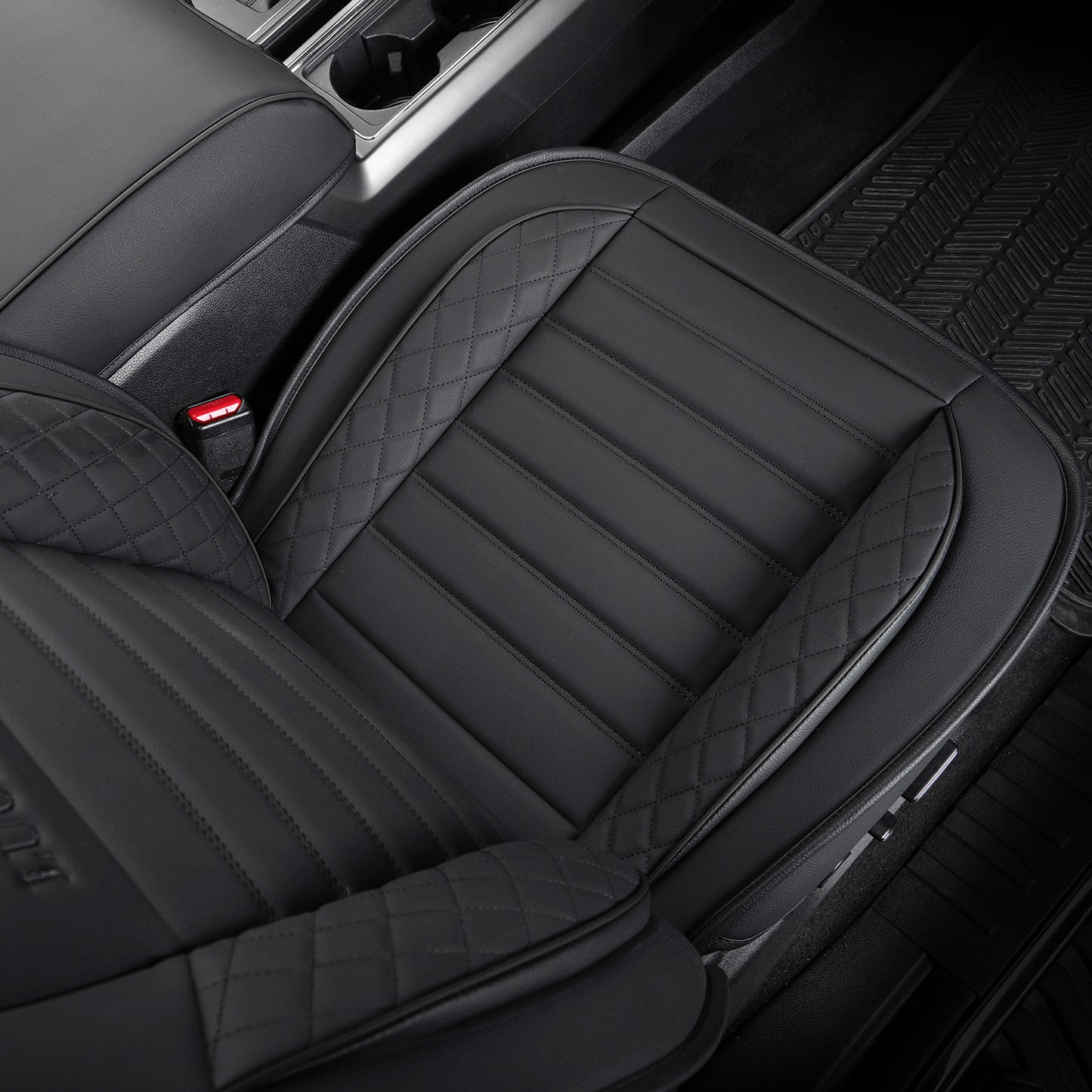 LUCKYMAN CLUB F150 Seat Covers Full Set with Waterproof Leather, Automotive Vehicle Cushion Cover for Cars SUV Pick-up Truck Fit for 2009 to 2024 Ford F150 Carhartt and 2017 to 2023 F250 F350 F450